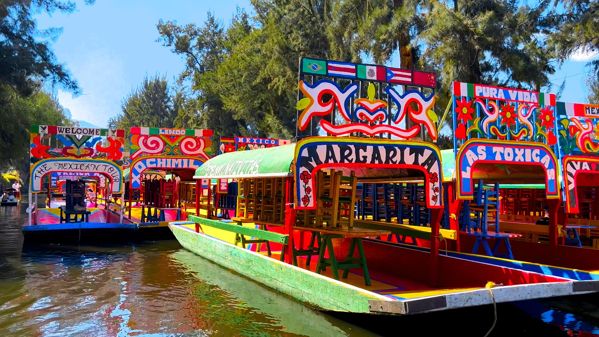 Xochimilco Trajinera Canal Party with Mariachi & Drinks
