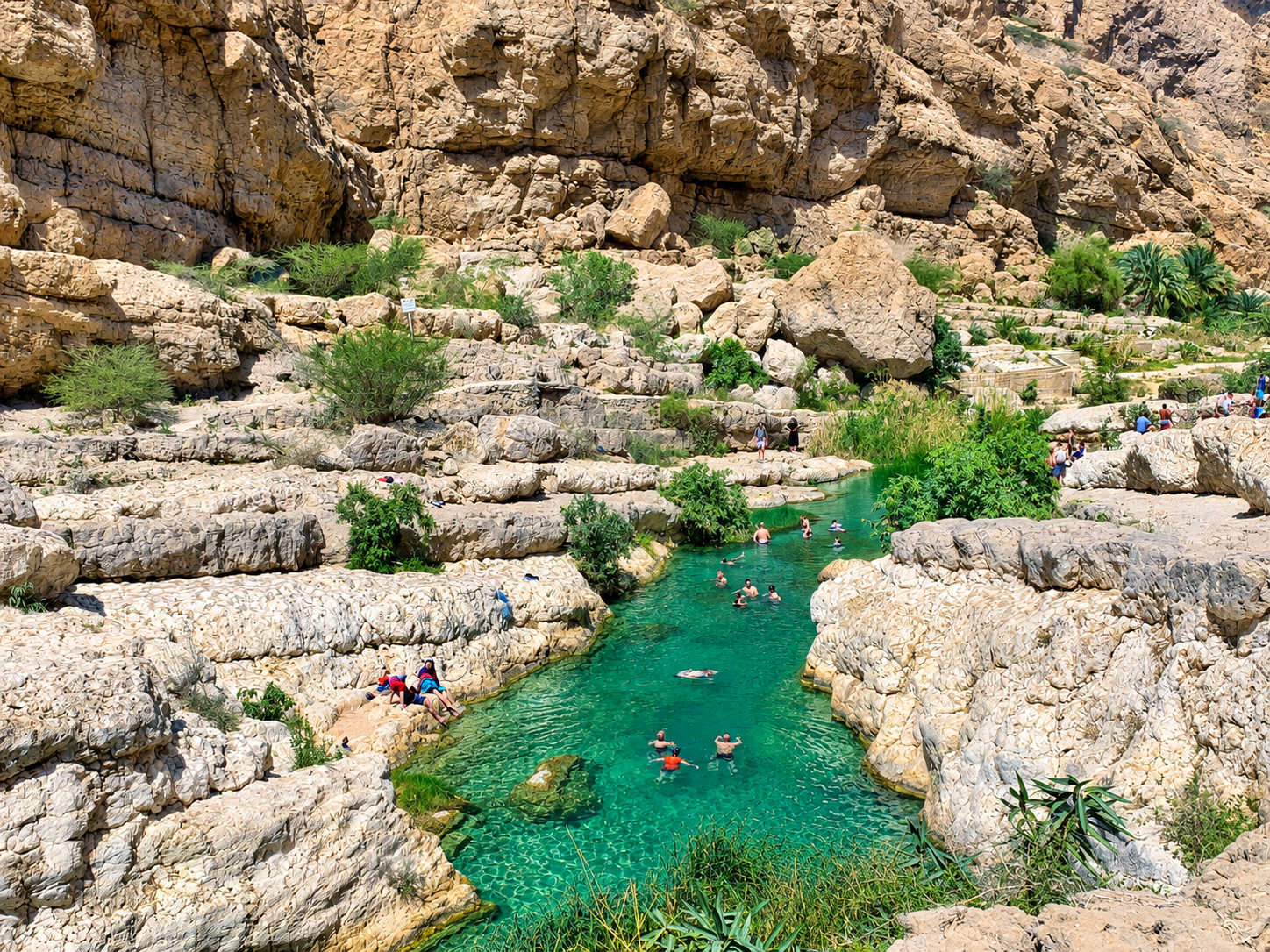 Wadi Shab & Bimmah Sinkhole Private Day Trip with Lunch