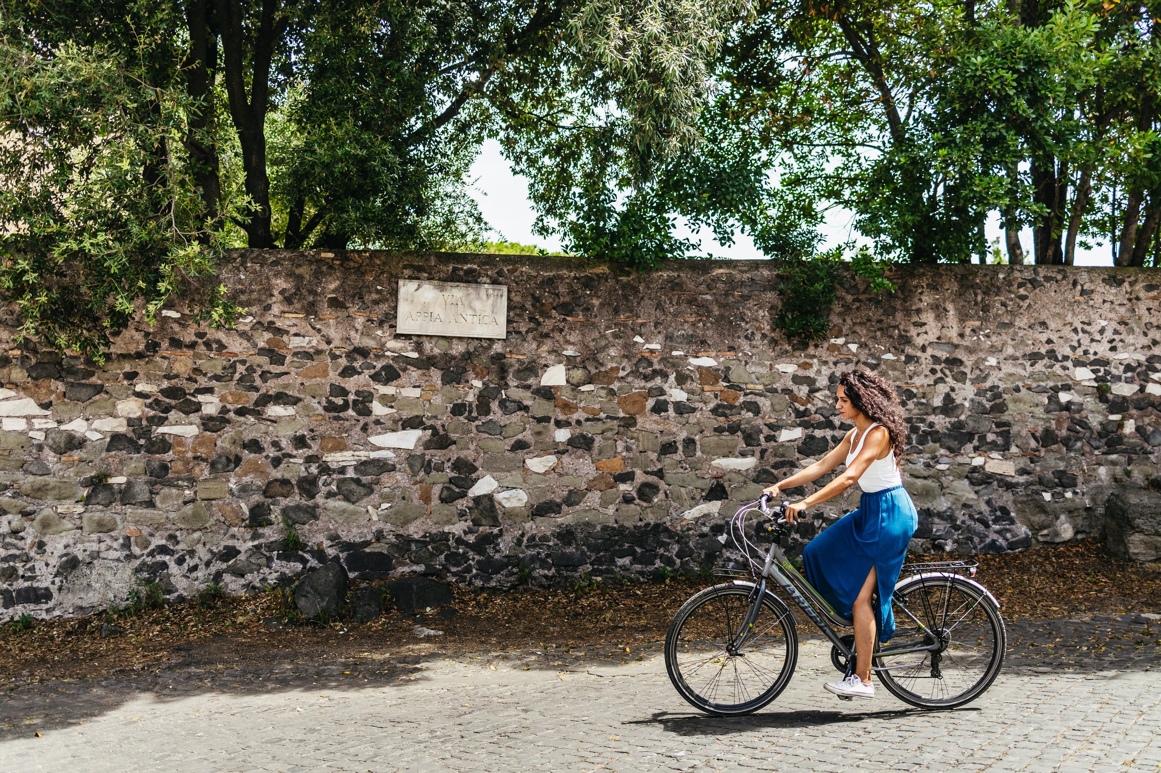 Appia Antica bike rental Rome self guided Appian Way cycling — image 9
