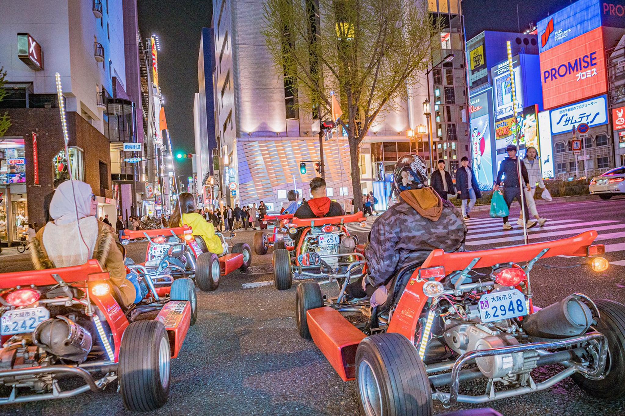 Osaka: Guided Go Karting Tour in a Funny Costume