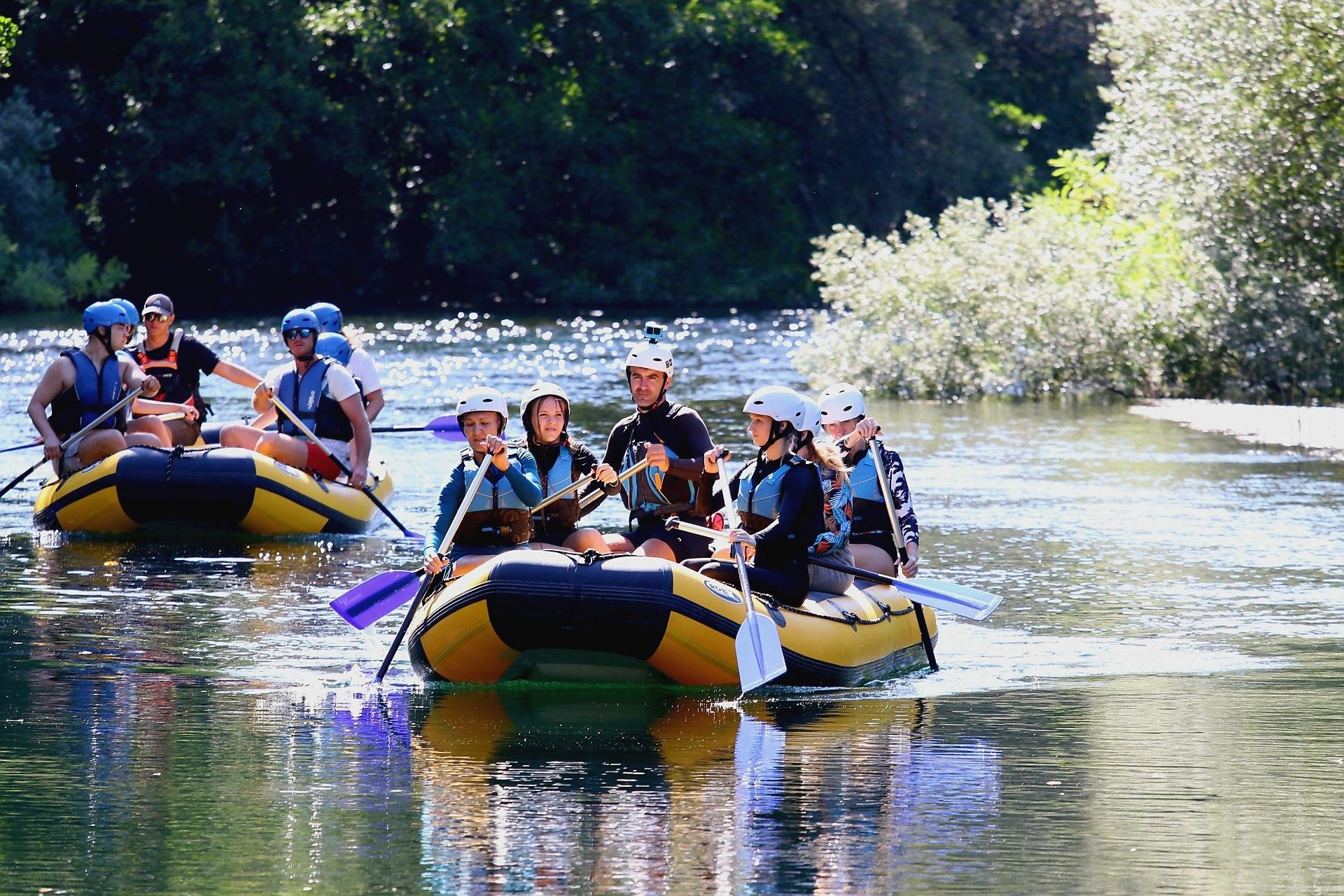 Cetina River Rafting & Cave Exploration from Split