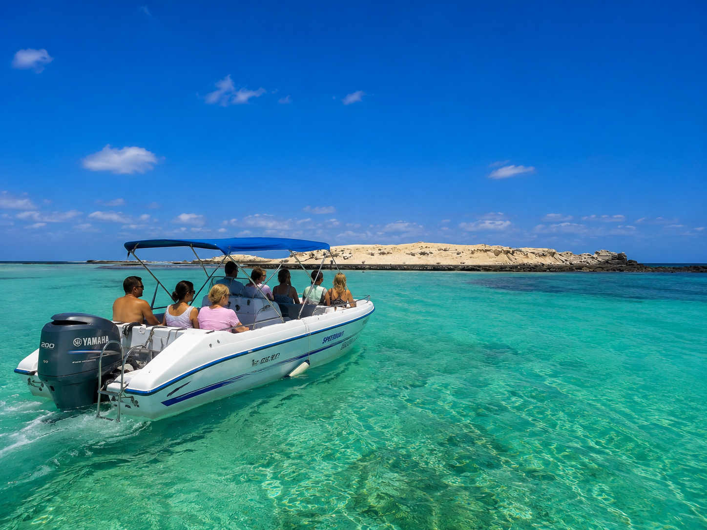 Djerba Speedboat Adventure with Dolphin Spotting & Swimming