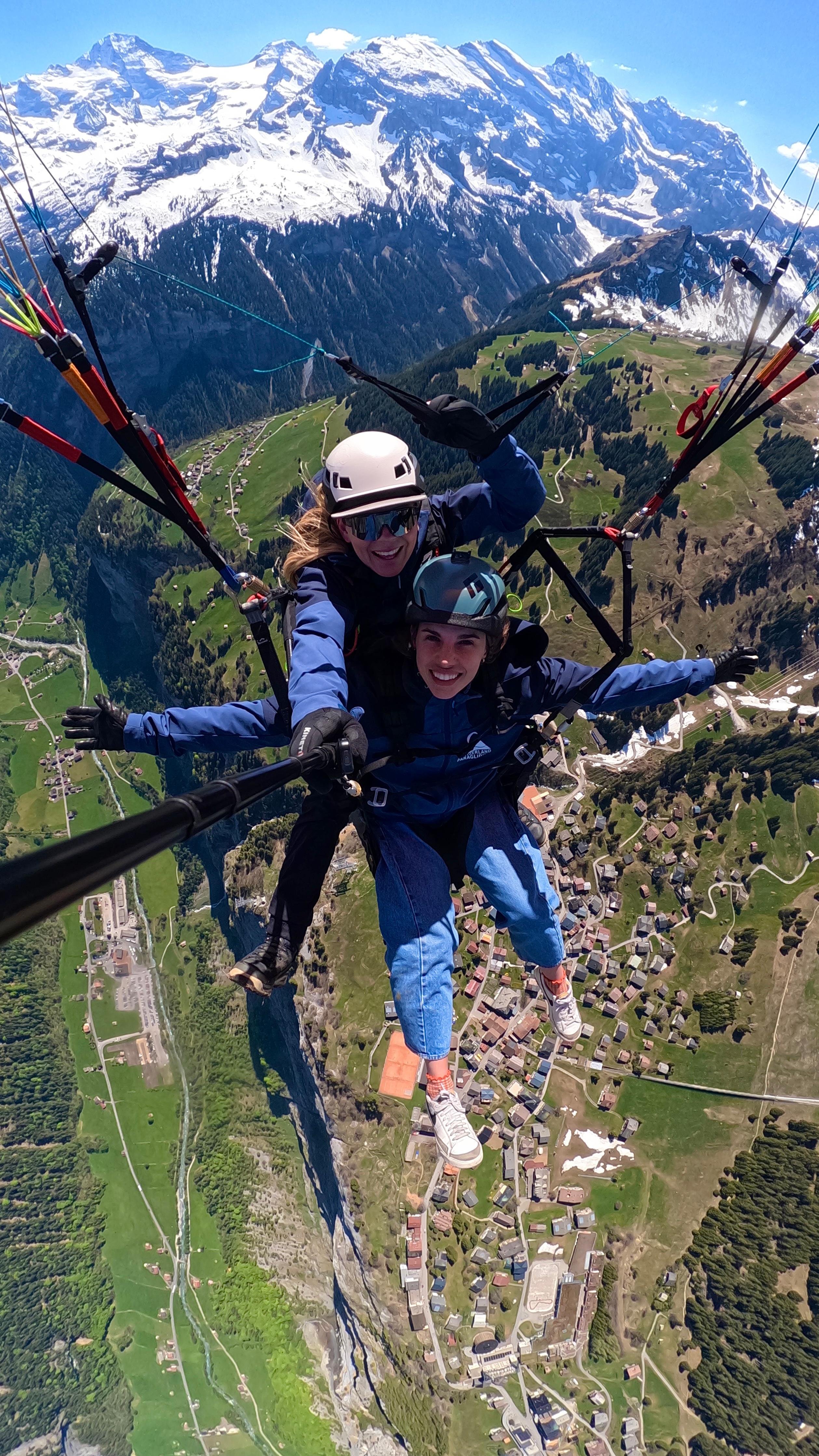 Mürren: Paragliding Panorama Tandem Flight