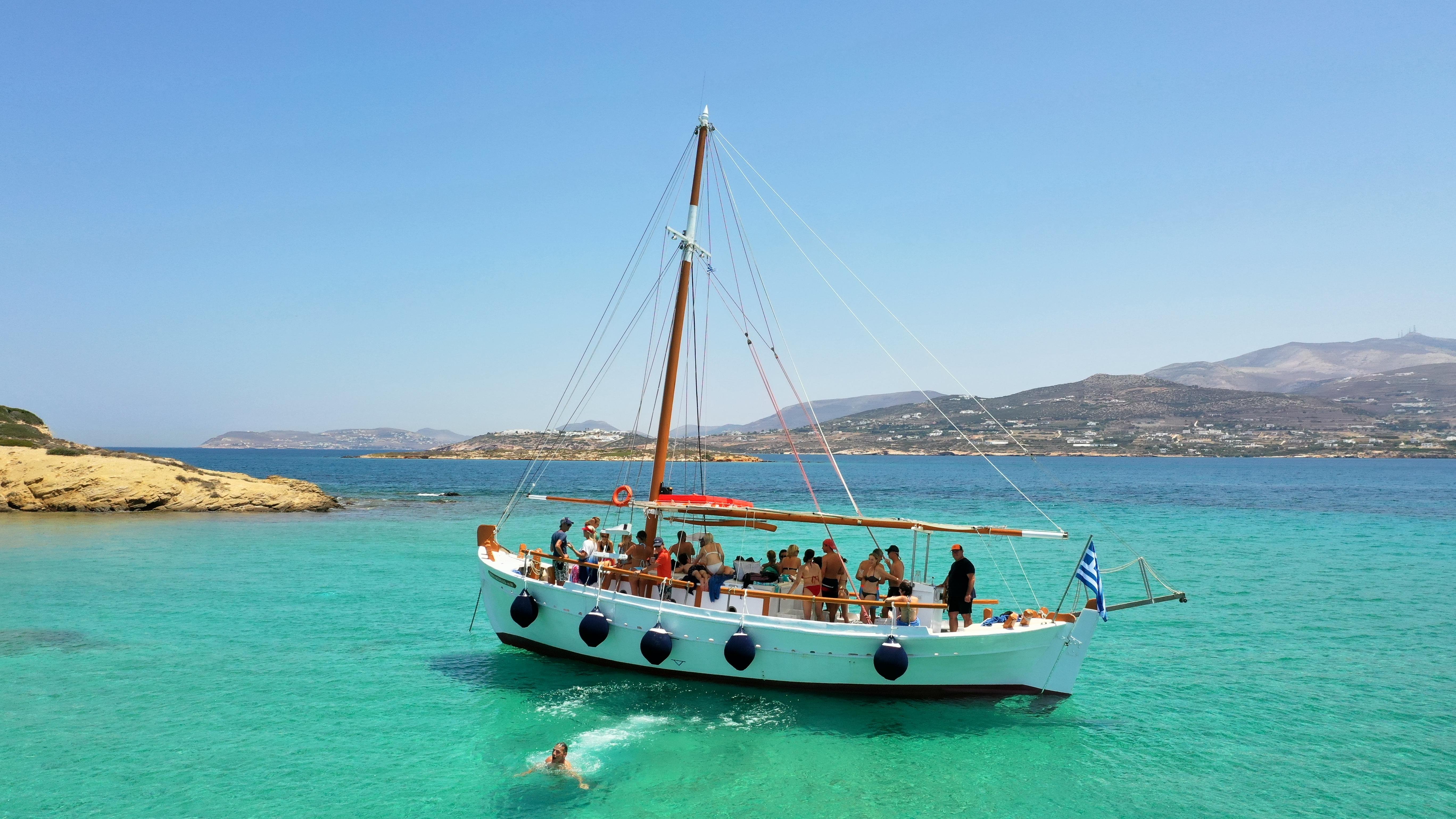 Pounta: Paros & Antiparos Cruise, Swimming & Lunch