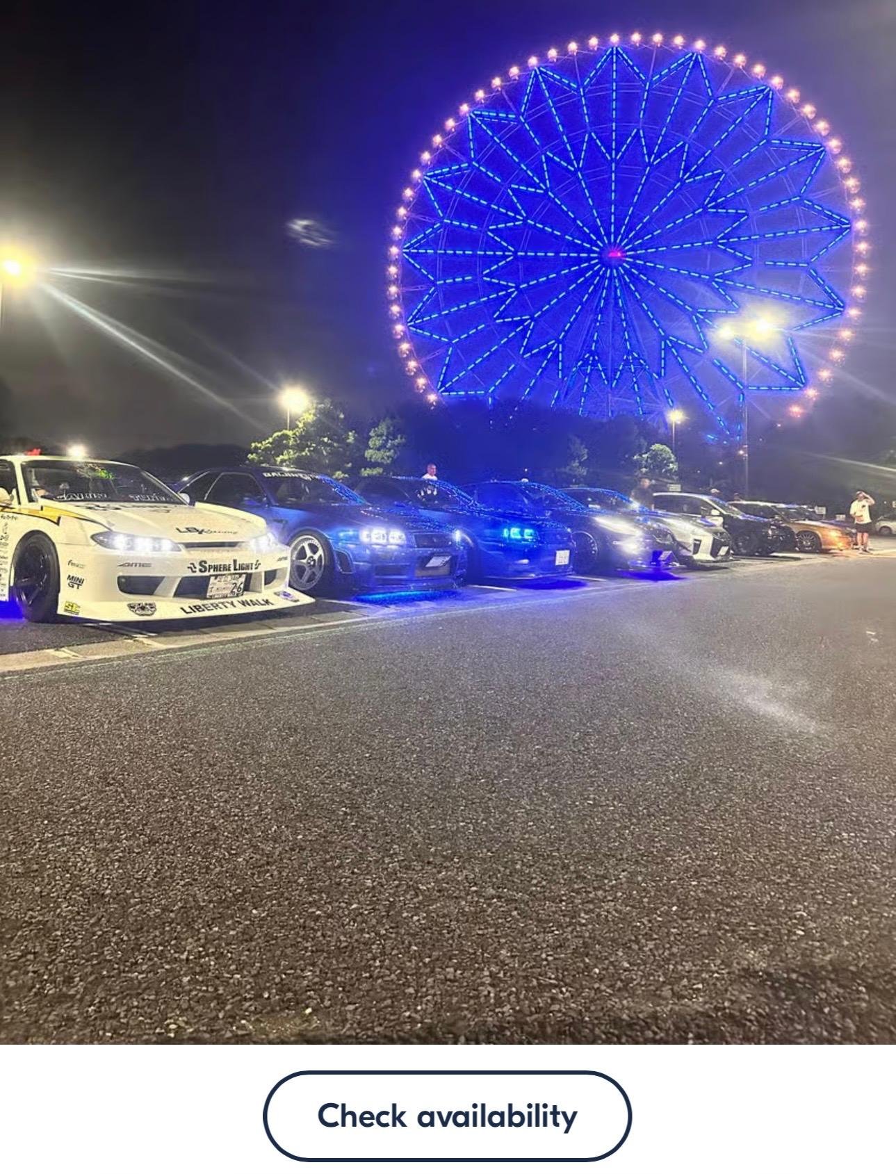 Tokyo JDM Night Tour: Daikoku PA Car Meet with Hotel Pickup