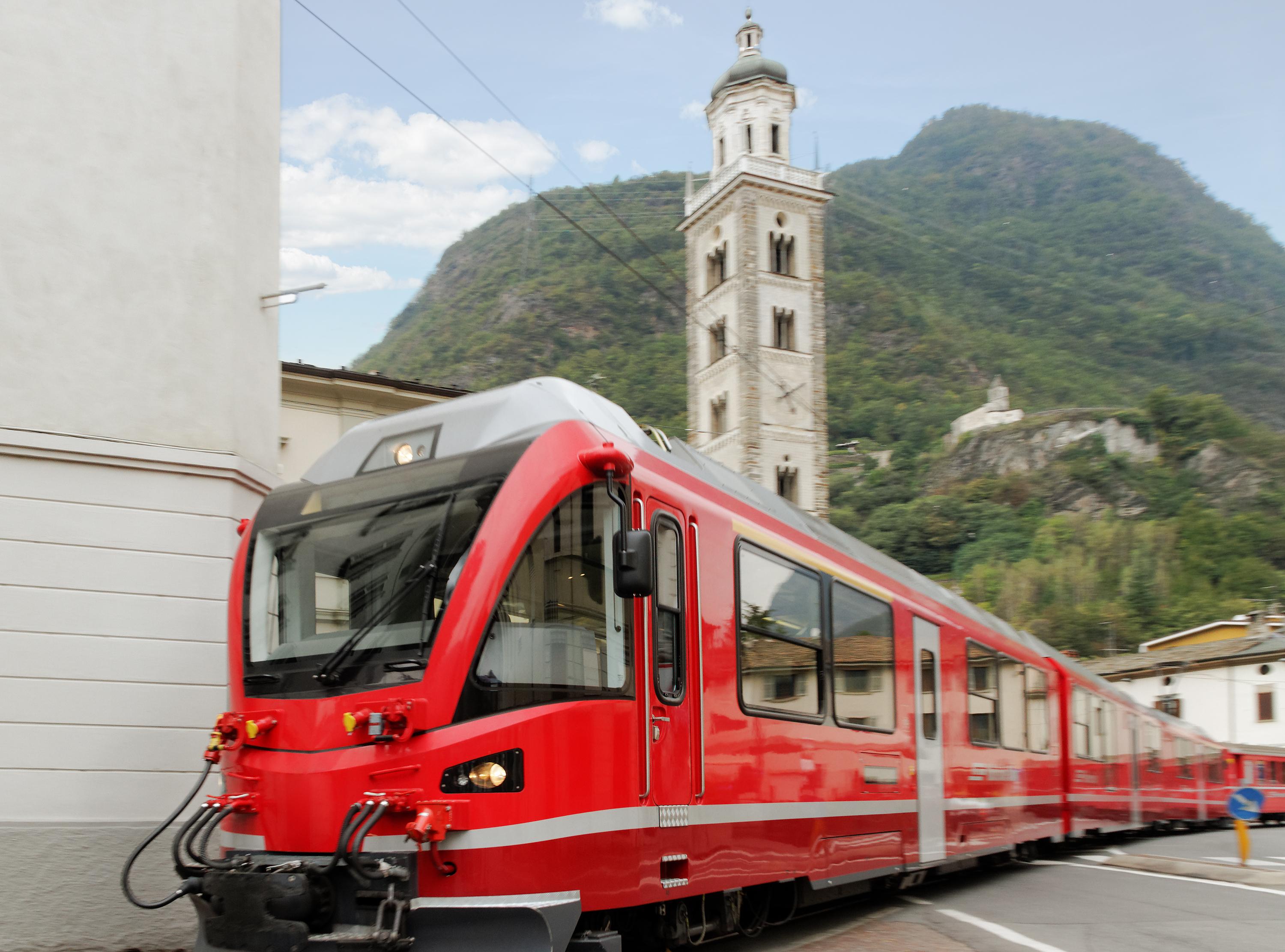 Milan to St. Moritz & Bernina Red Train Alpine Day Trip