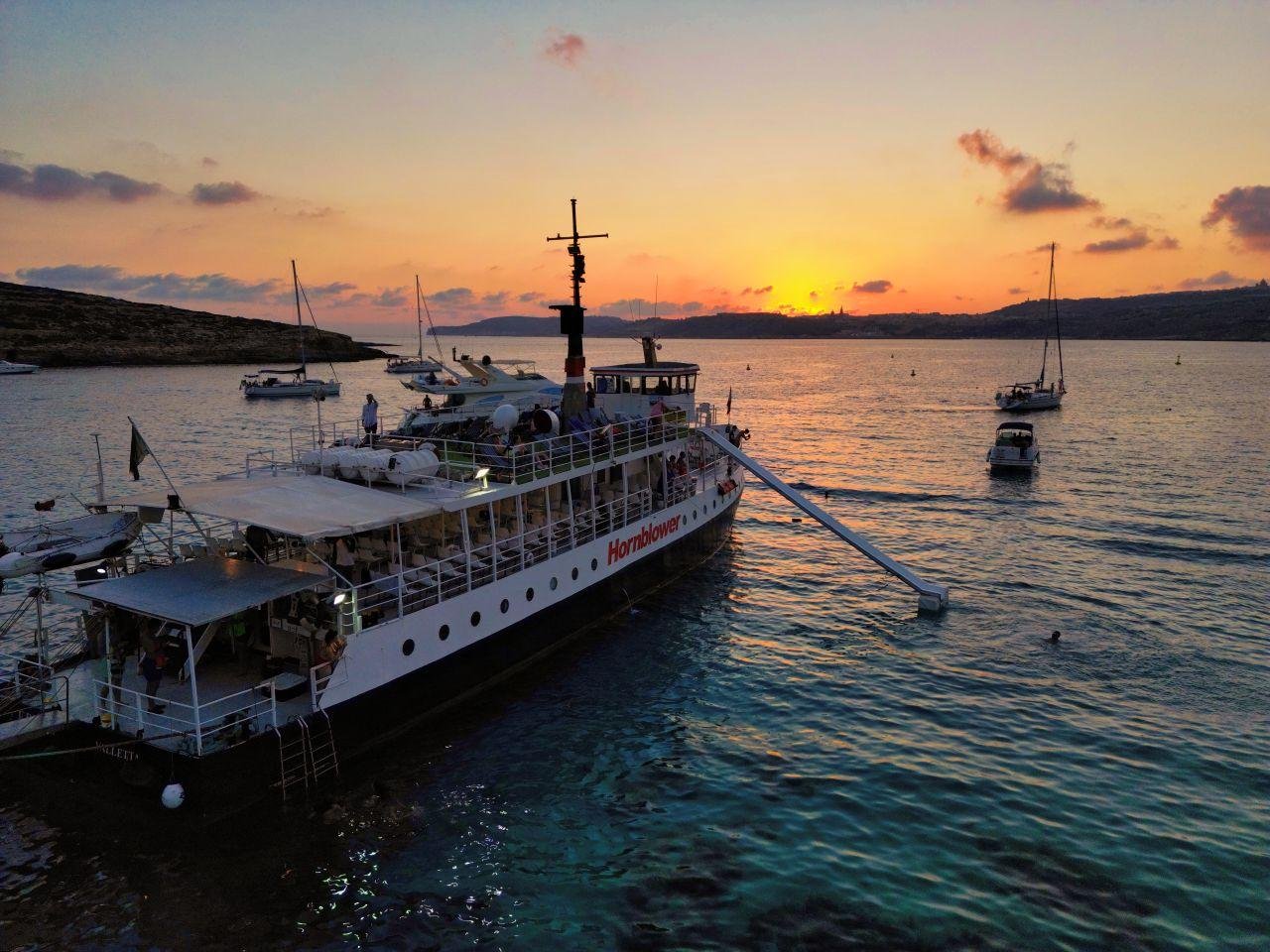 Blue Lagoon Evening Cruise with Water Slides