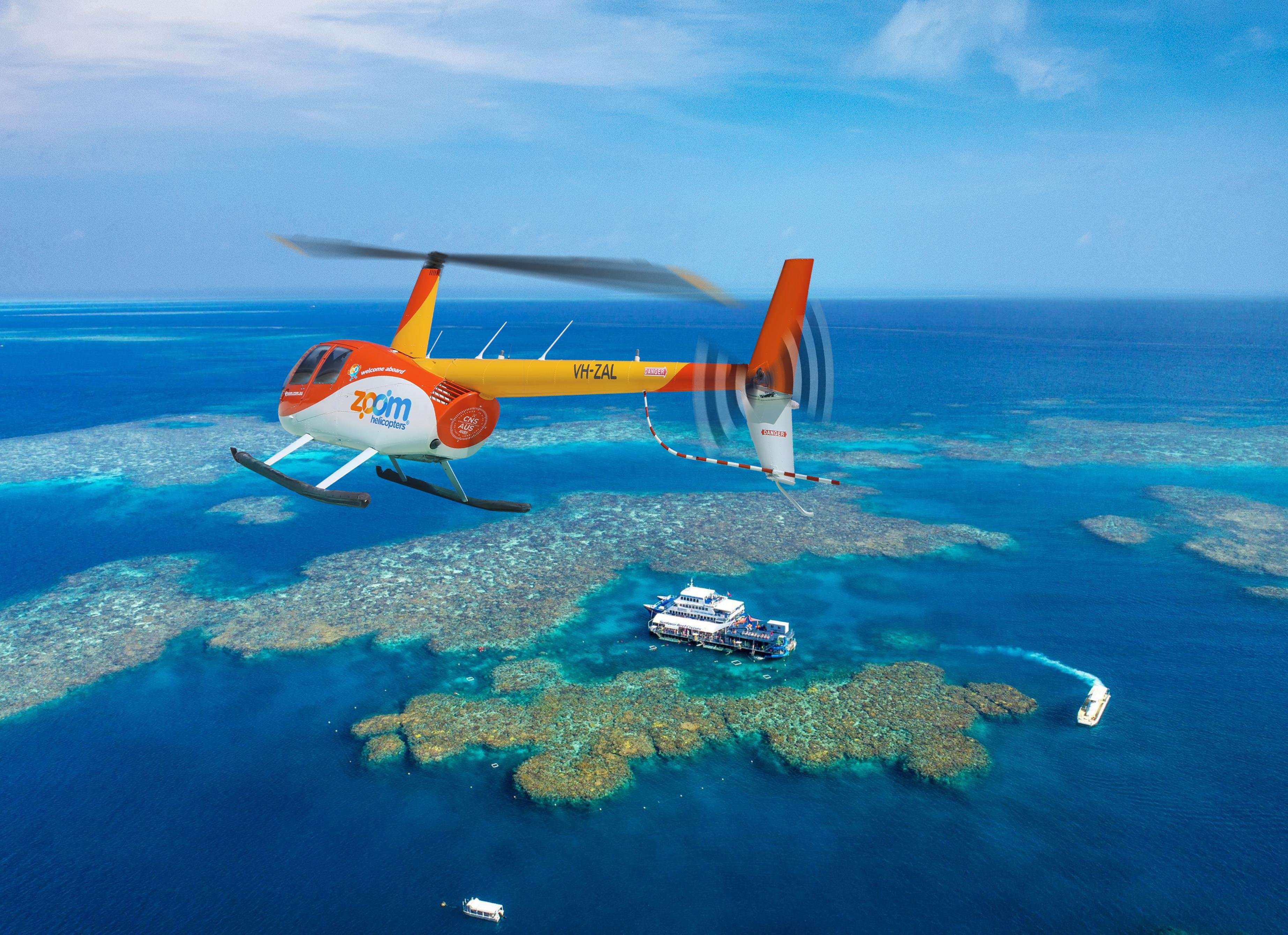 Great Barrier Reef Pontoon, Fitzroy Island & Helicopter Adventure