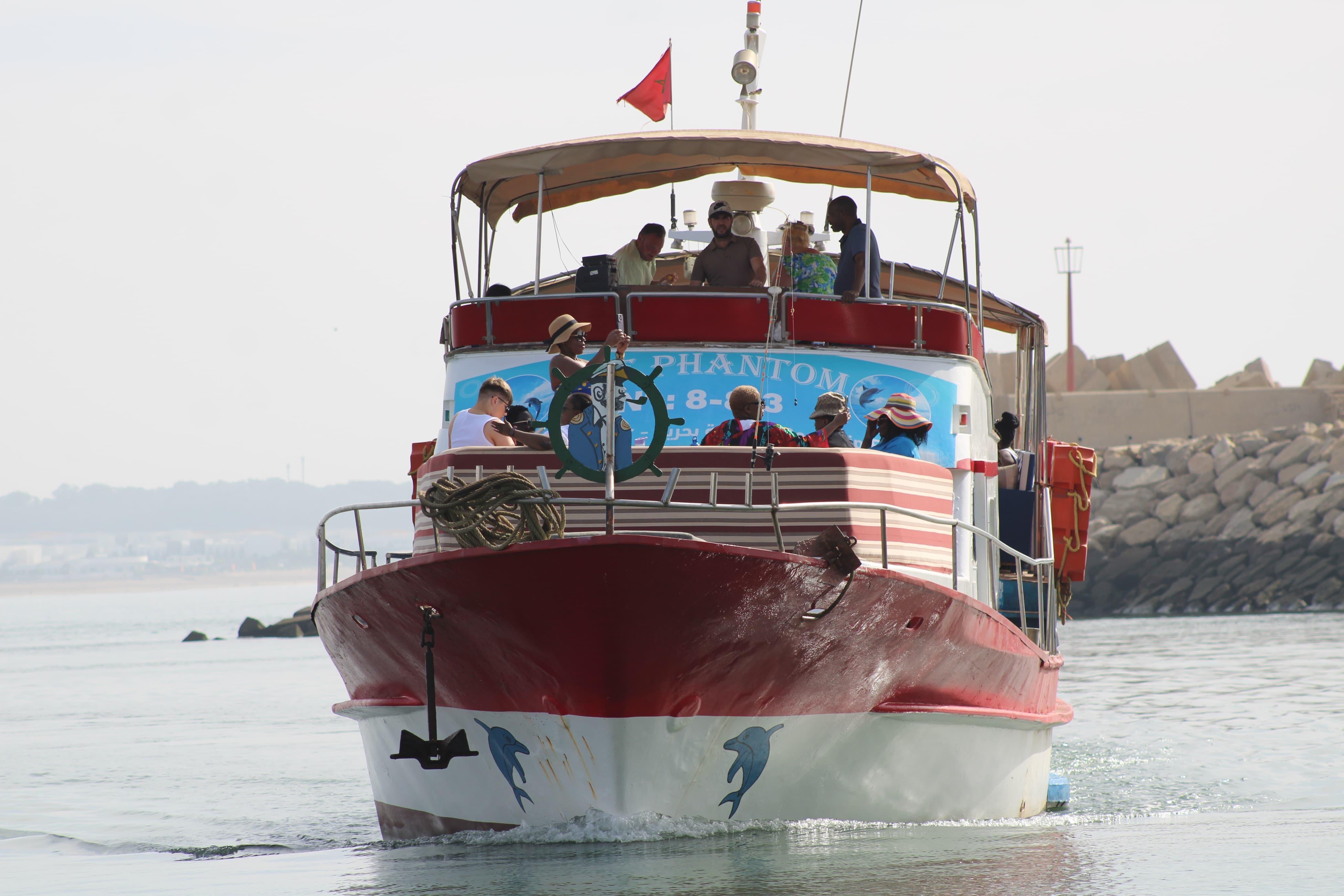 Agadir Atlantic Boat Trip: Fishing, Swimming & BBQ