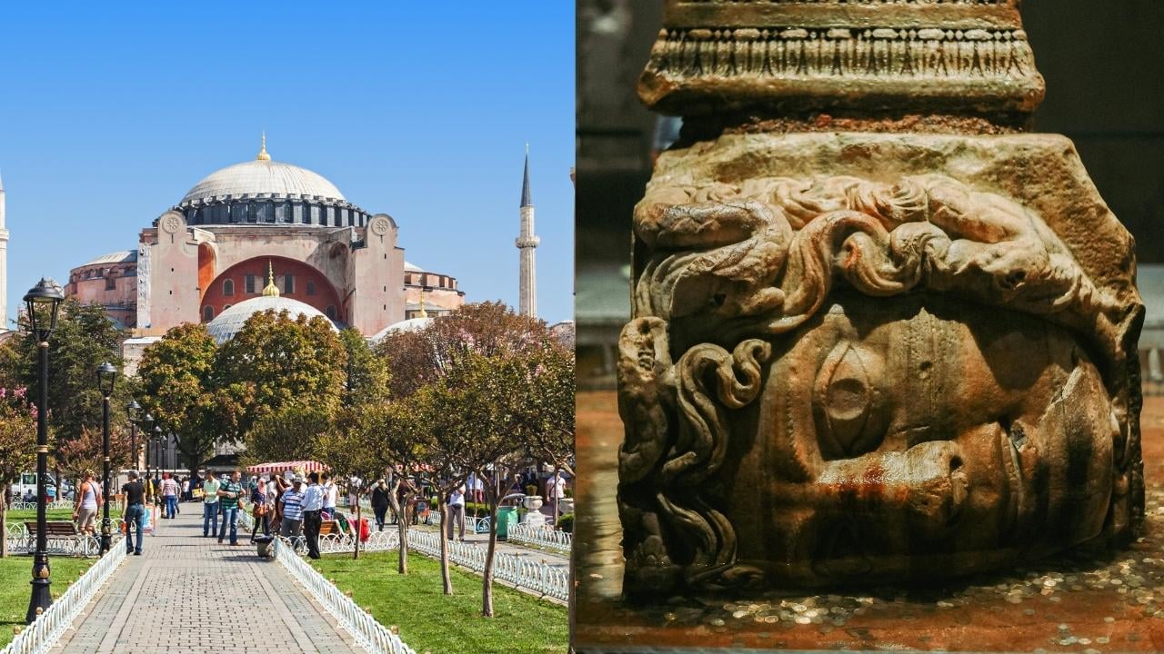 Istanbul Heritage Pass: Hagia Sophia, Basilica Cistern & Topkapi