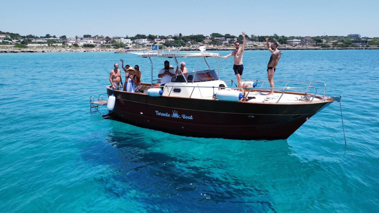 Taranto Coast & Cheradi Islands Boat Charter