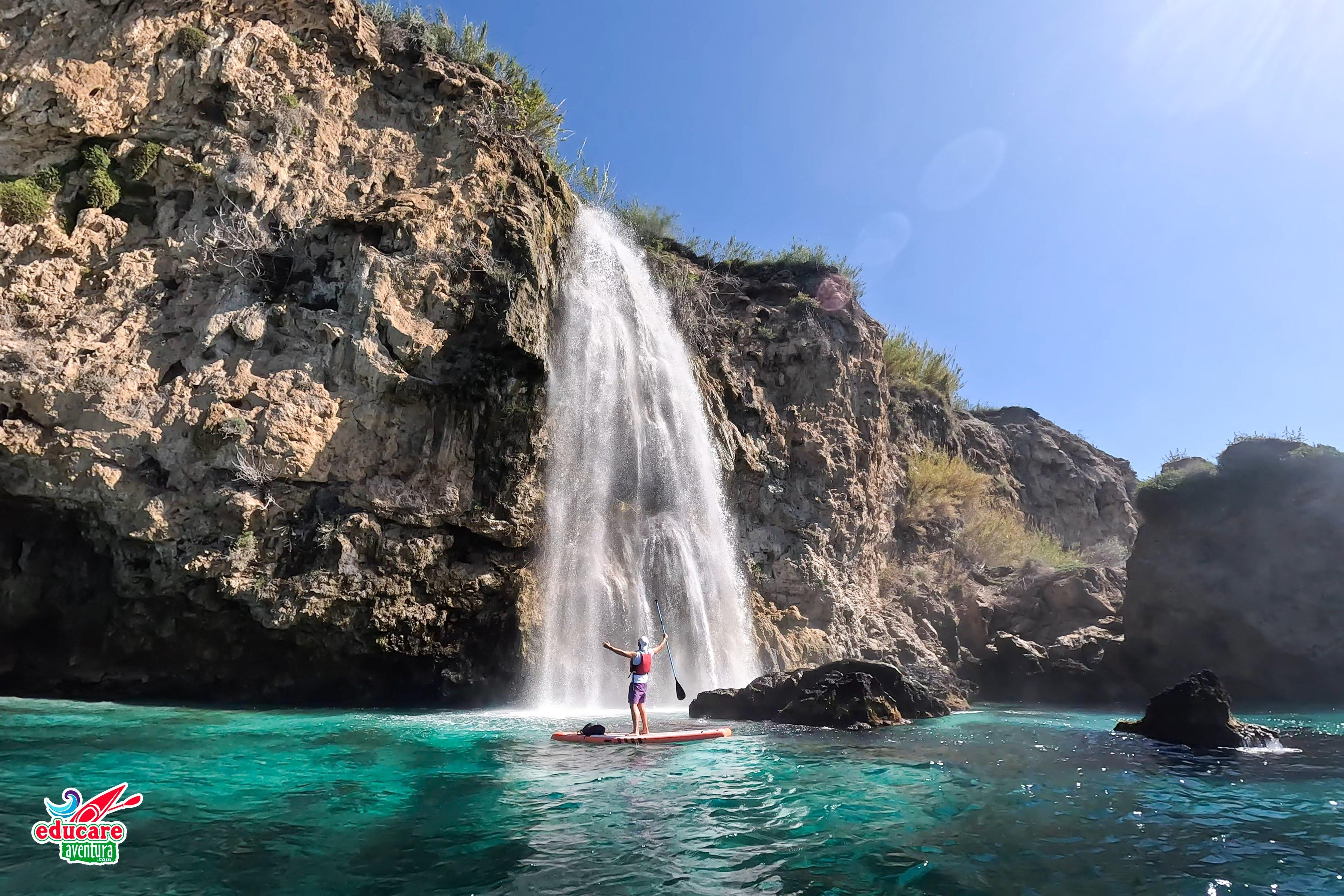 Nerja to Maro Waterfall Paddleboarding Guided Tour