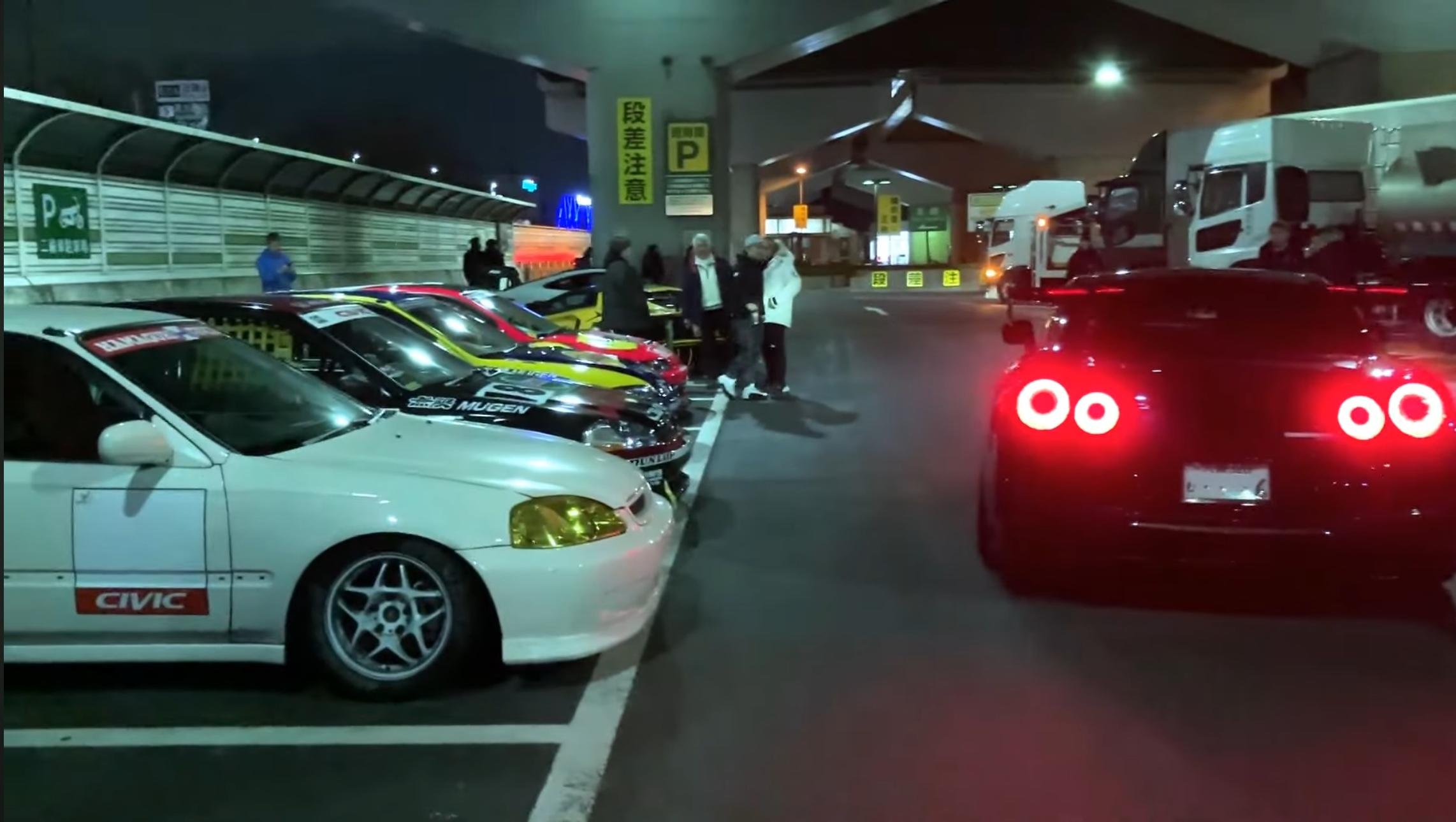 Osaka JDM Night Cruise: 630HP R34 GT-R Ride-Along