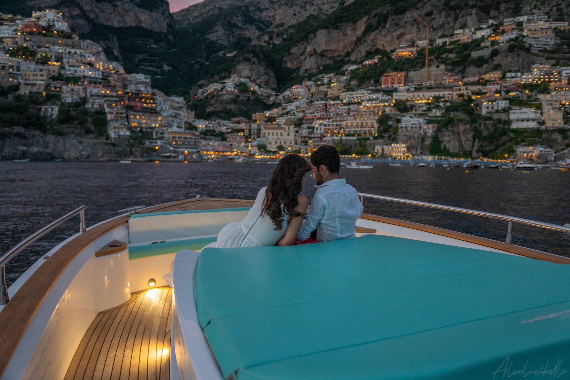 Positano Sunset Coastal Cruise with Prosecco