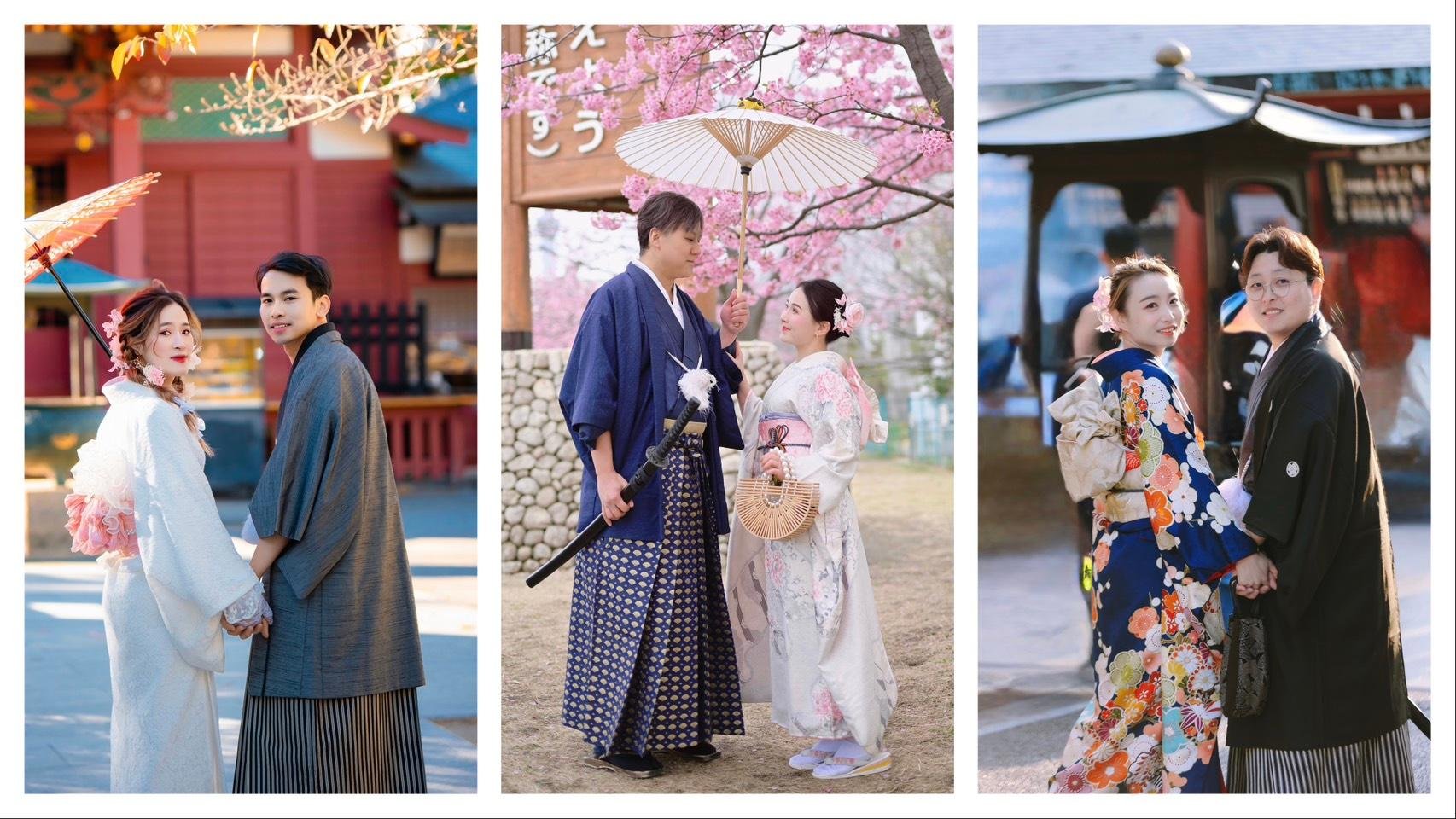 Asakusa Kimono Rental with Styling & Tea Ceremony