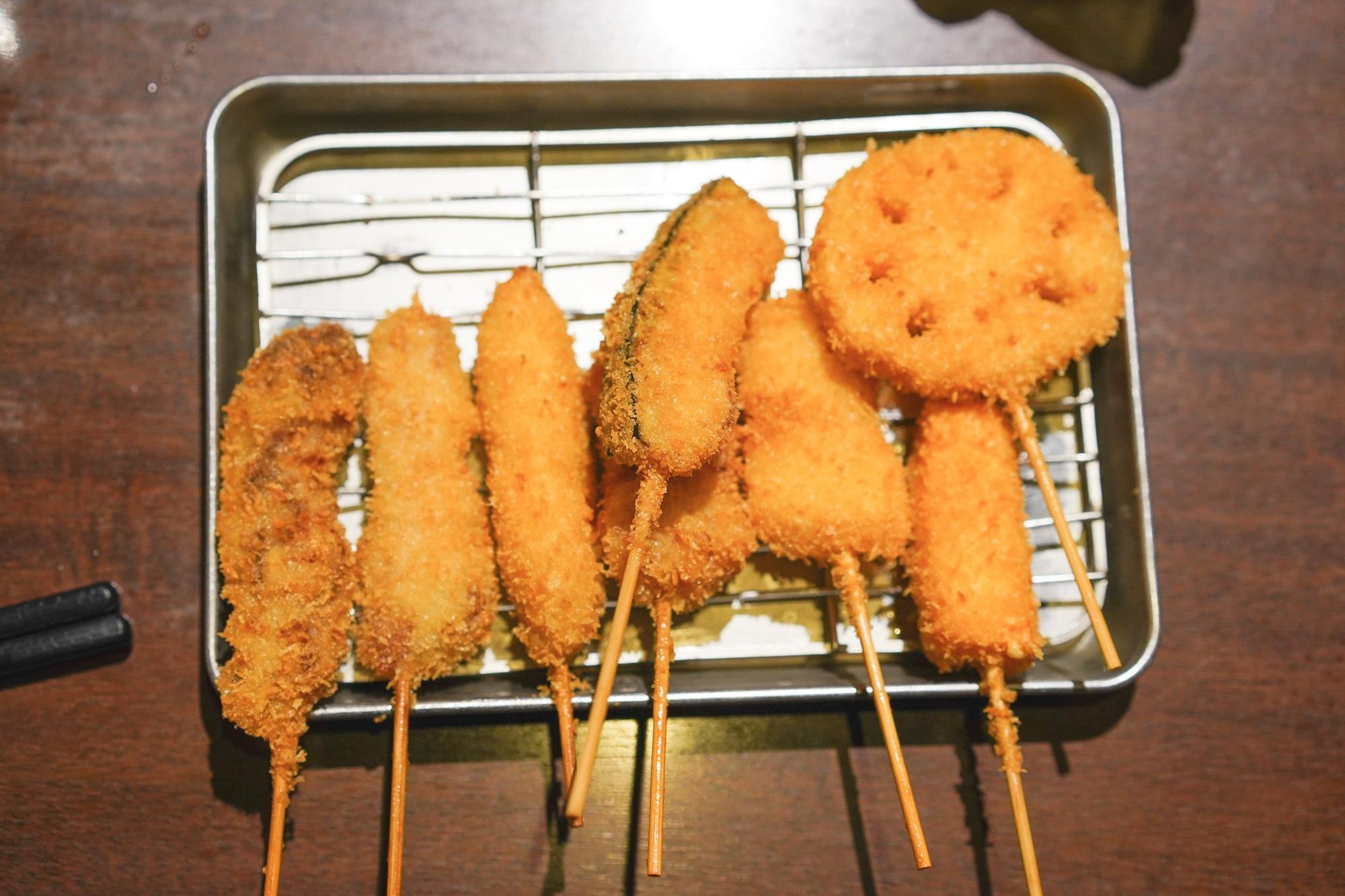 Osaka Street Food Walking Tour with Okonomiyaki Cooking