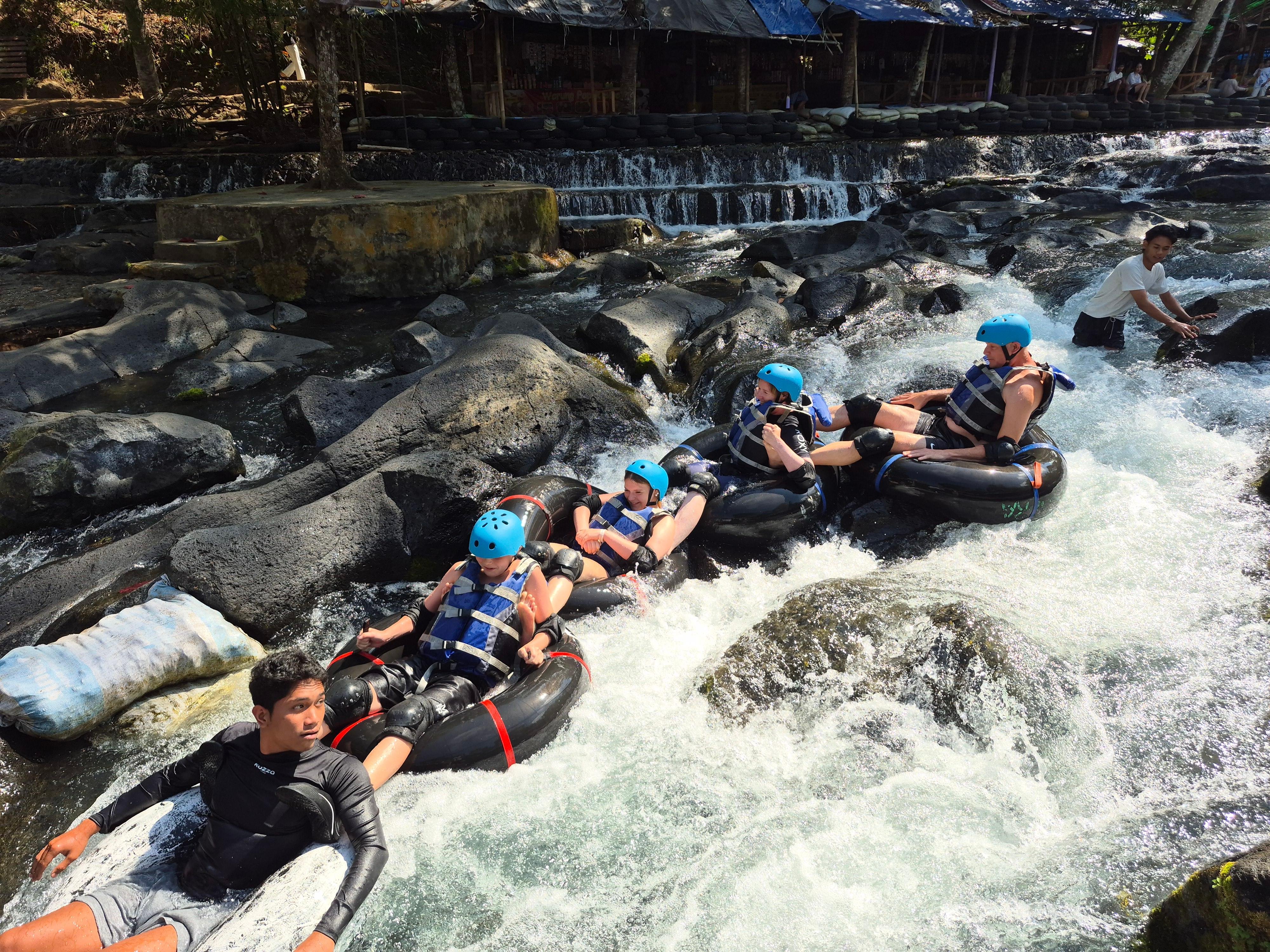 Lombok River Tubing & Waterfall Adventure with Village Visit