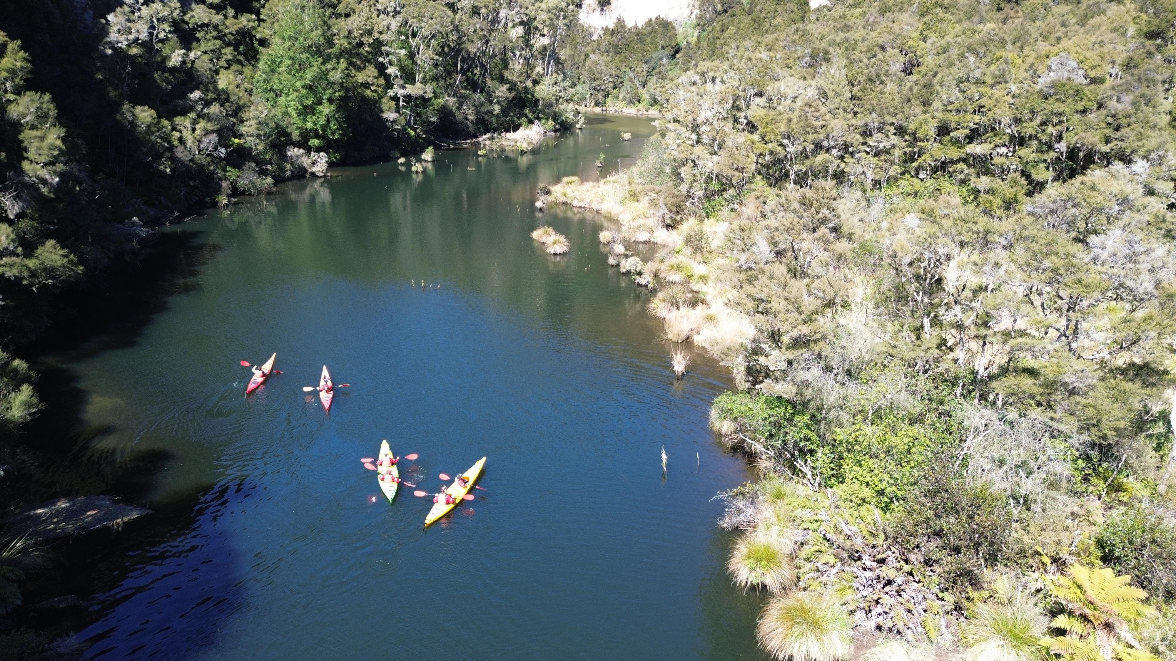 Hidden Lake Kayak Adventure with Submerged Forest