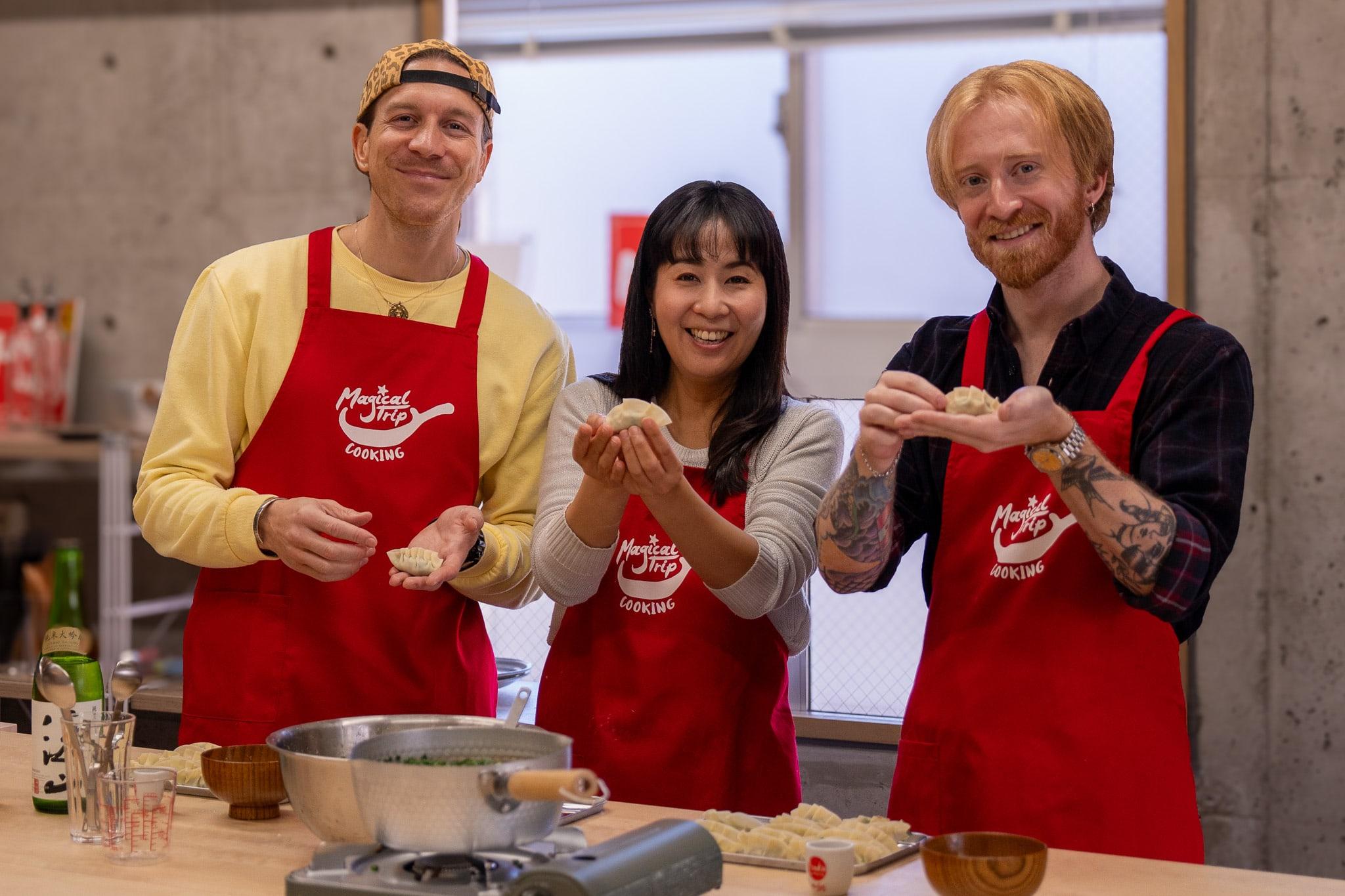 Osaka Soul Food Cooking Class: 3 Dishes, Sake & Market Visit