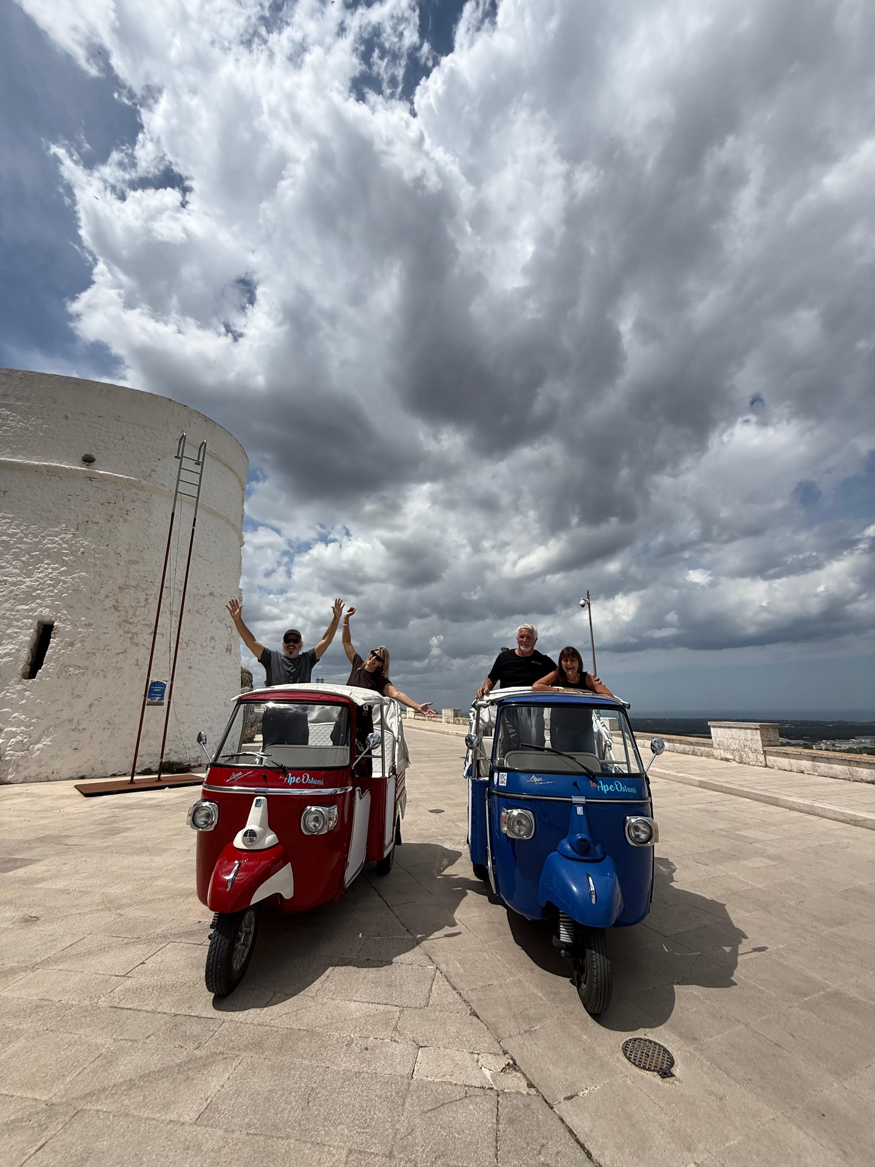 Eco-Friendly Ape Calessino Tour Through Ostuni's Historic Center