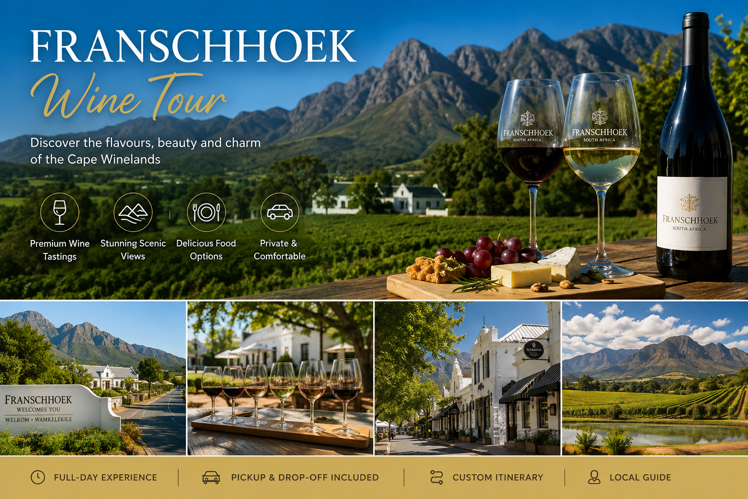 Private Franschhoek Wine Region Day Tour