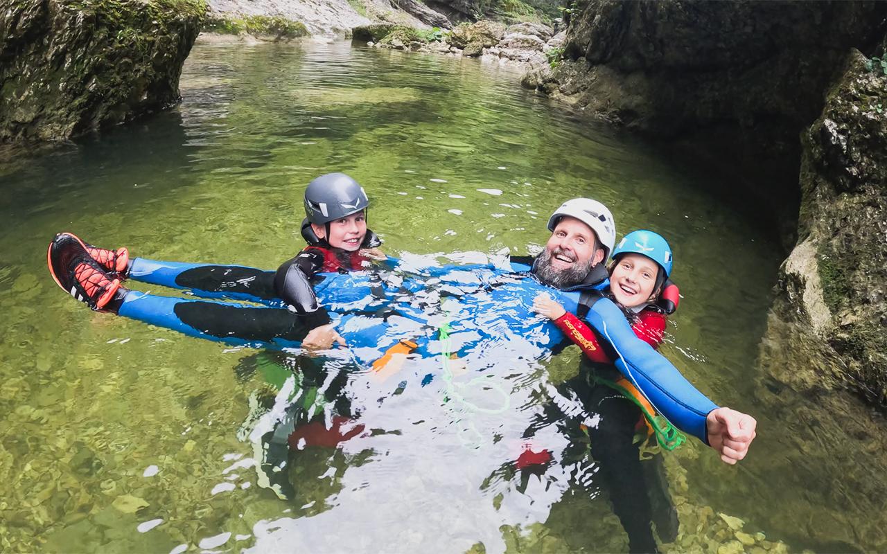 Family Canyoning Adventure in Almbachklamm