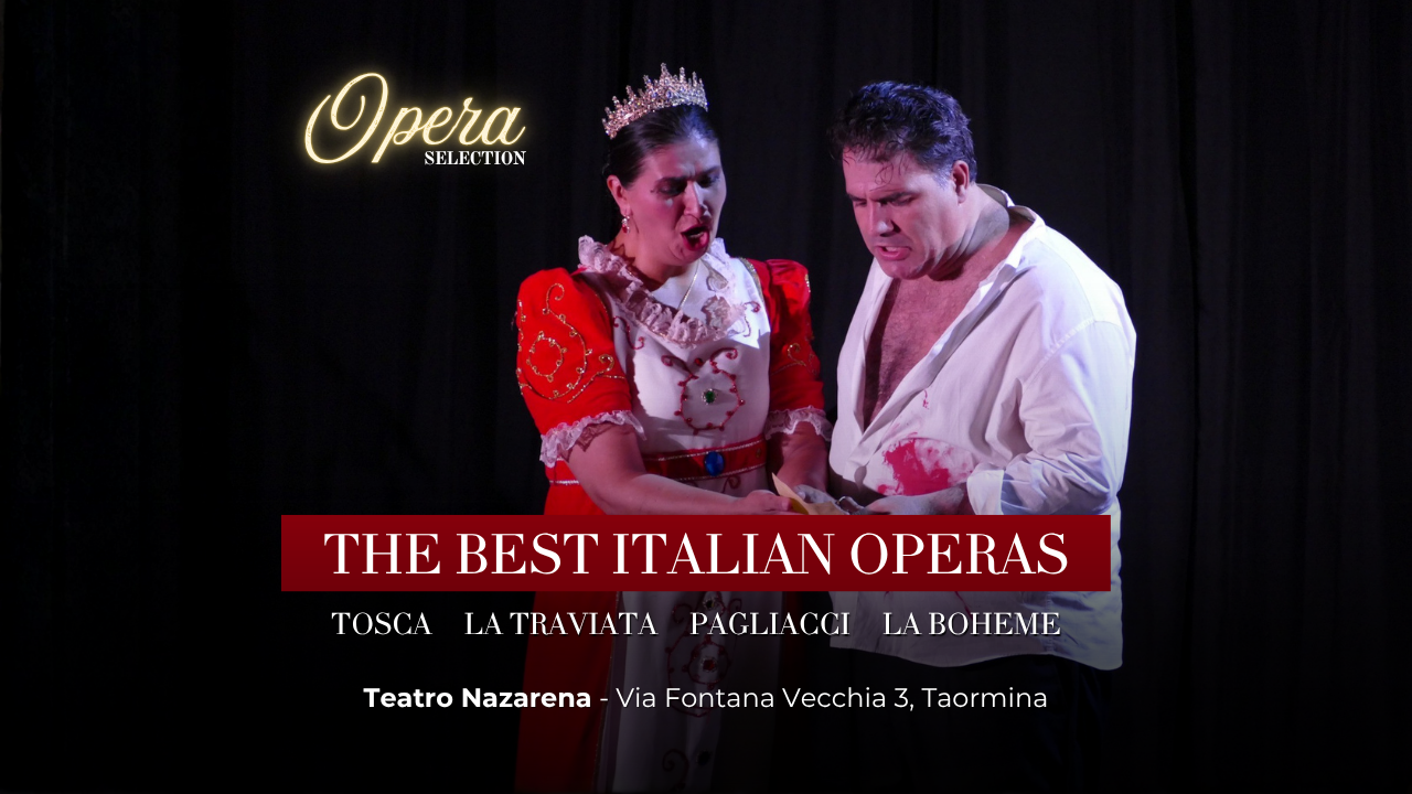 Live Opera Performance at Taormina’s Nazarena Garden Theatre