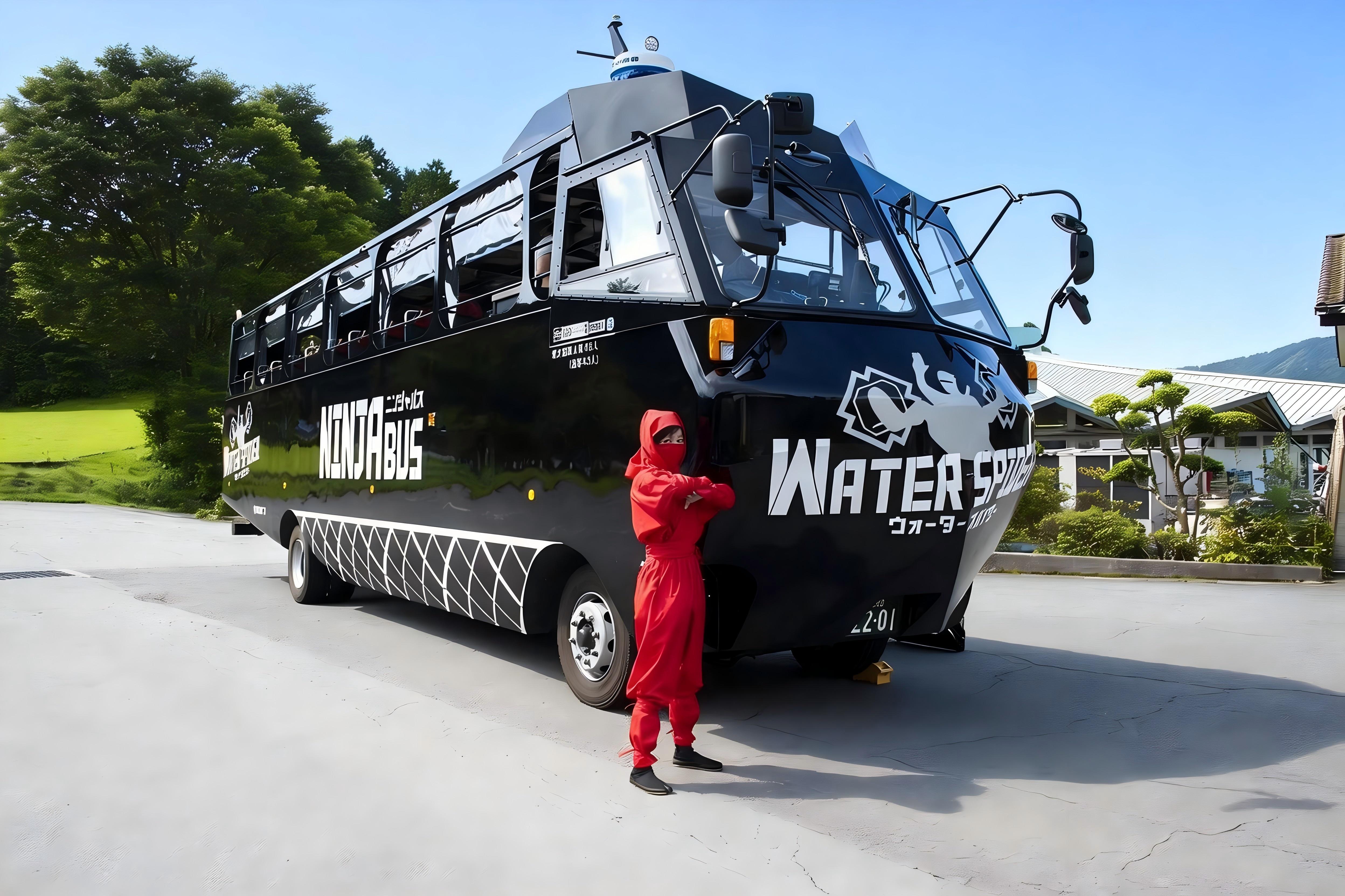 Mt Fuji & Hakone: Ninja Amphibious Bus, Ropeway & Lake Ashi