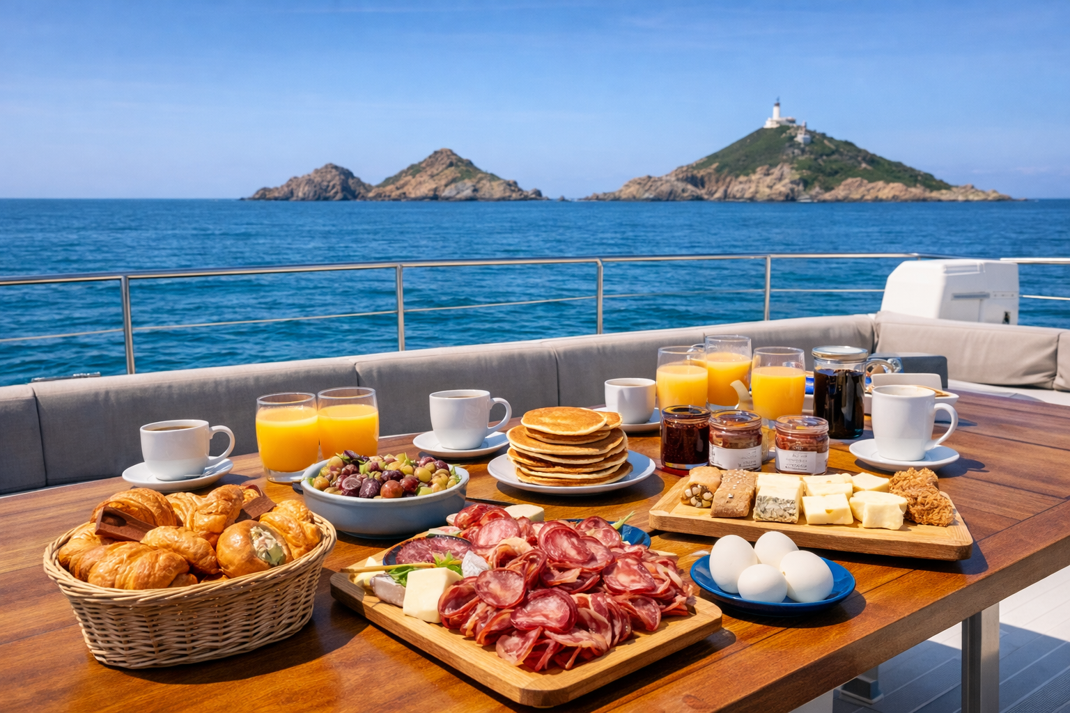 Sanguinaires Islands Catamaran Brunch Cruise
