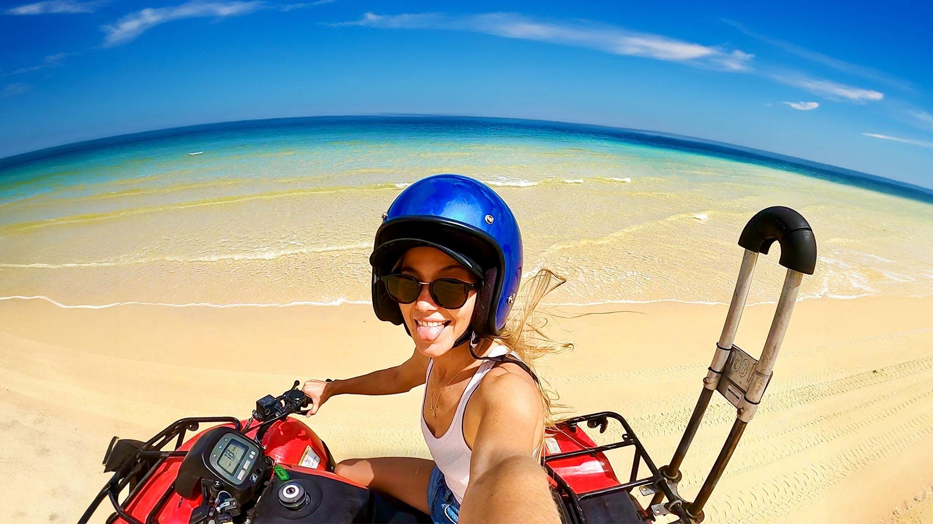 Moreton Island Tangalooma Day Trip with ATV Quad Biking