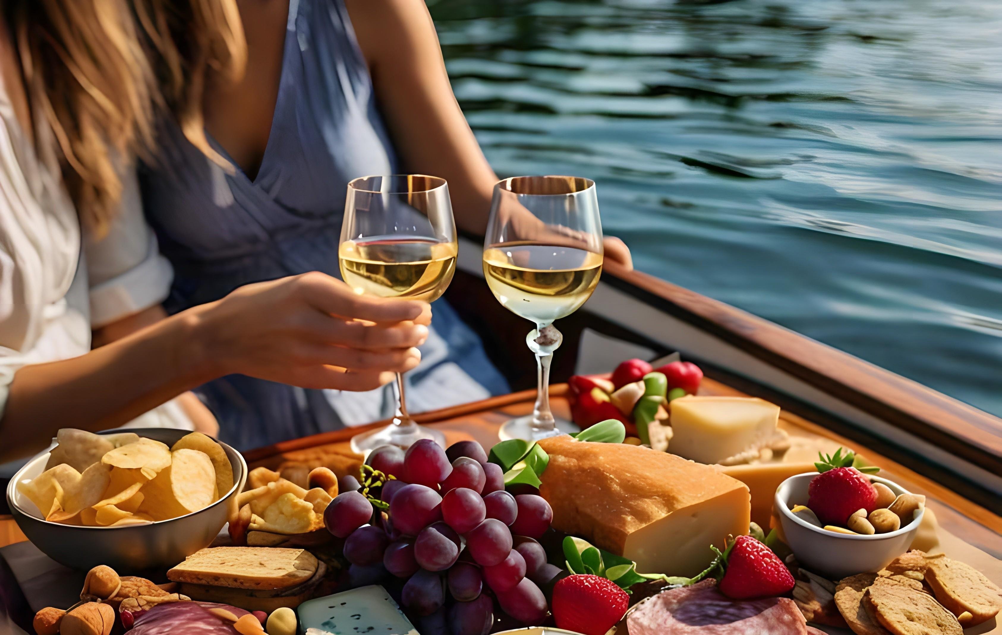 Marina del Rey Electric Boat Cruise with Wine & Cheese