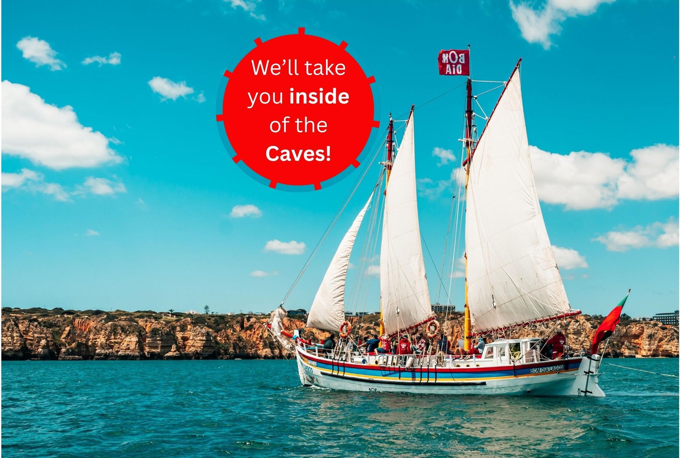 Lagos Bay Sailing & Ponta da Piedade Cave Tour with Lunch