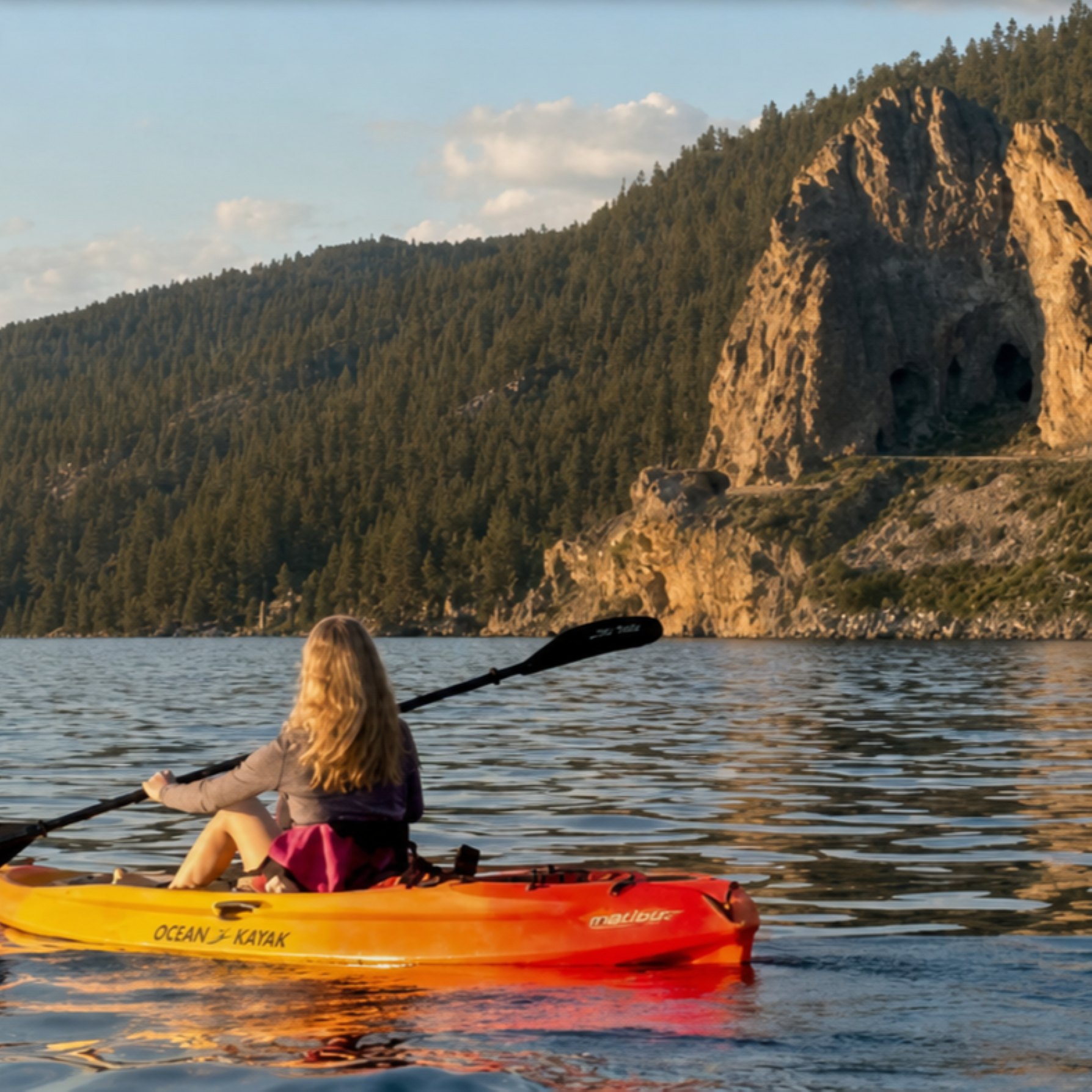Cave Rock Kayak & SUP Adventure on Lake Tahoe