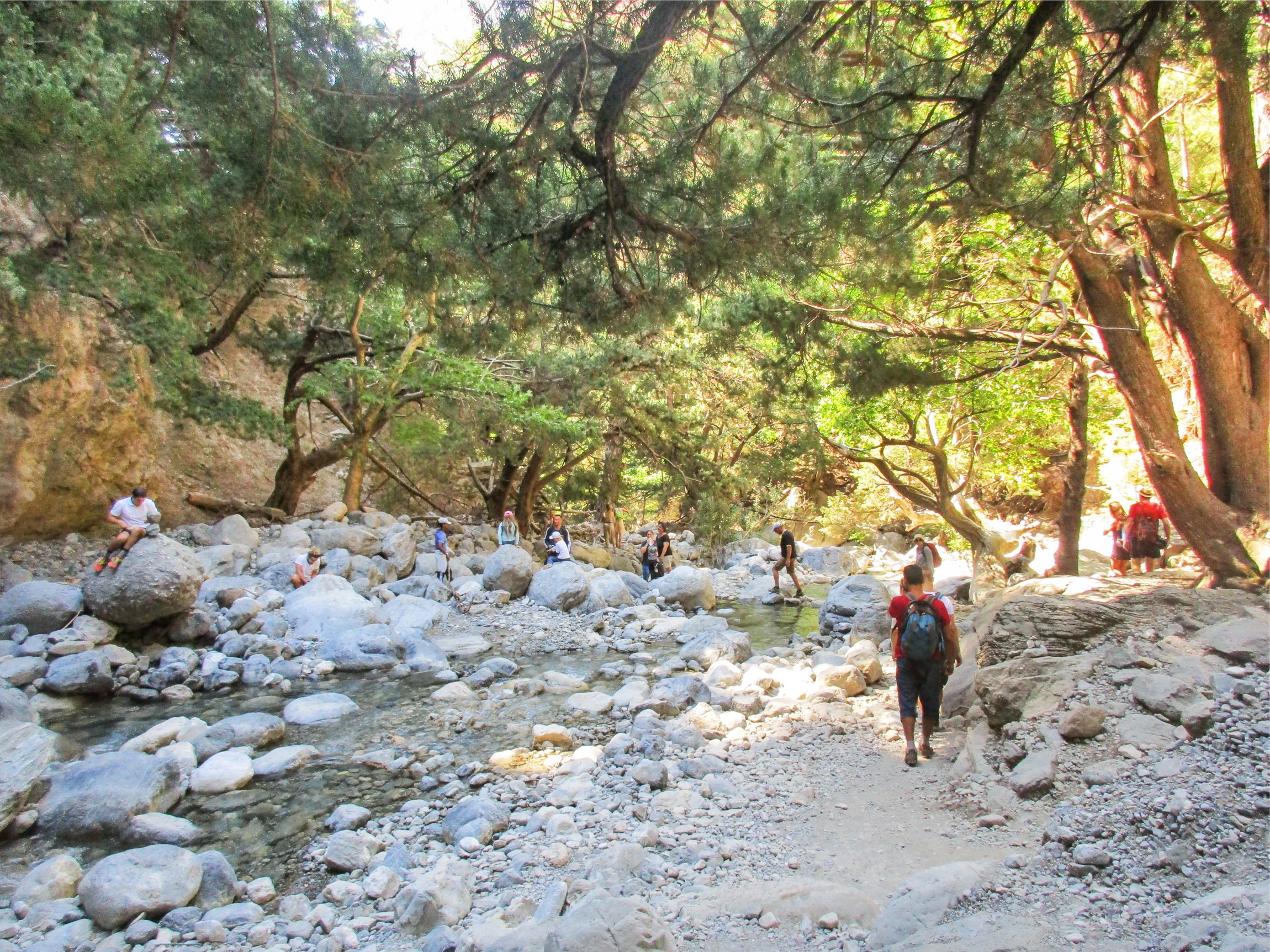 Samaria Gorge hike Crete — Xyloskalo descent, Iron Gates Sideroportes, kri-kri ibex, Agia Roumeli Libyan Sea — image 12