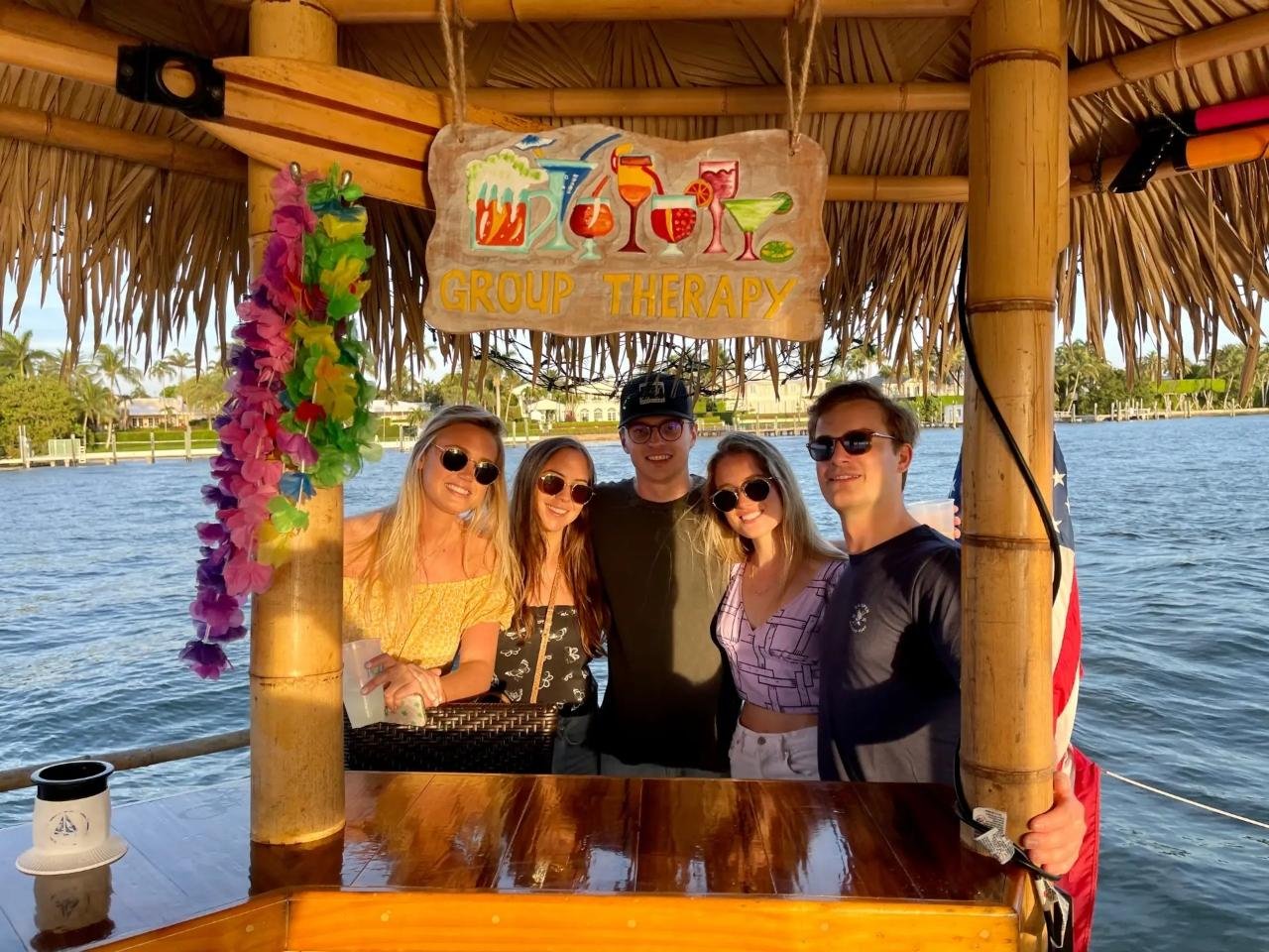 West Palm Beach Sunset Tiki Boat Cruise