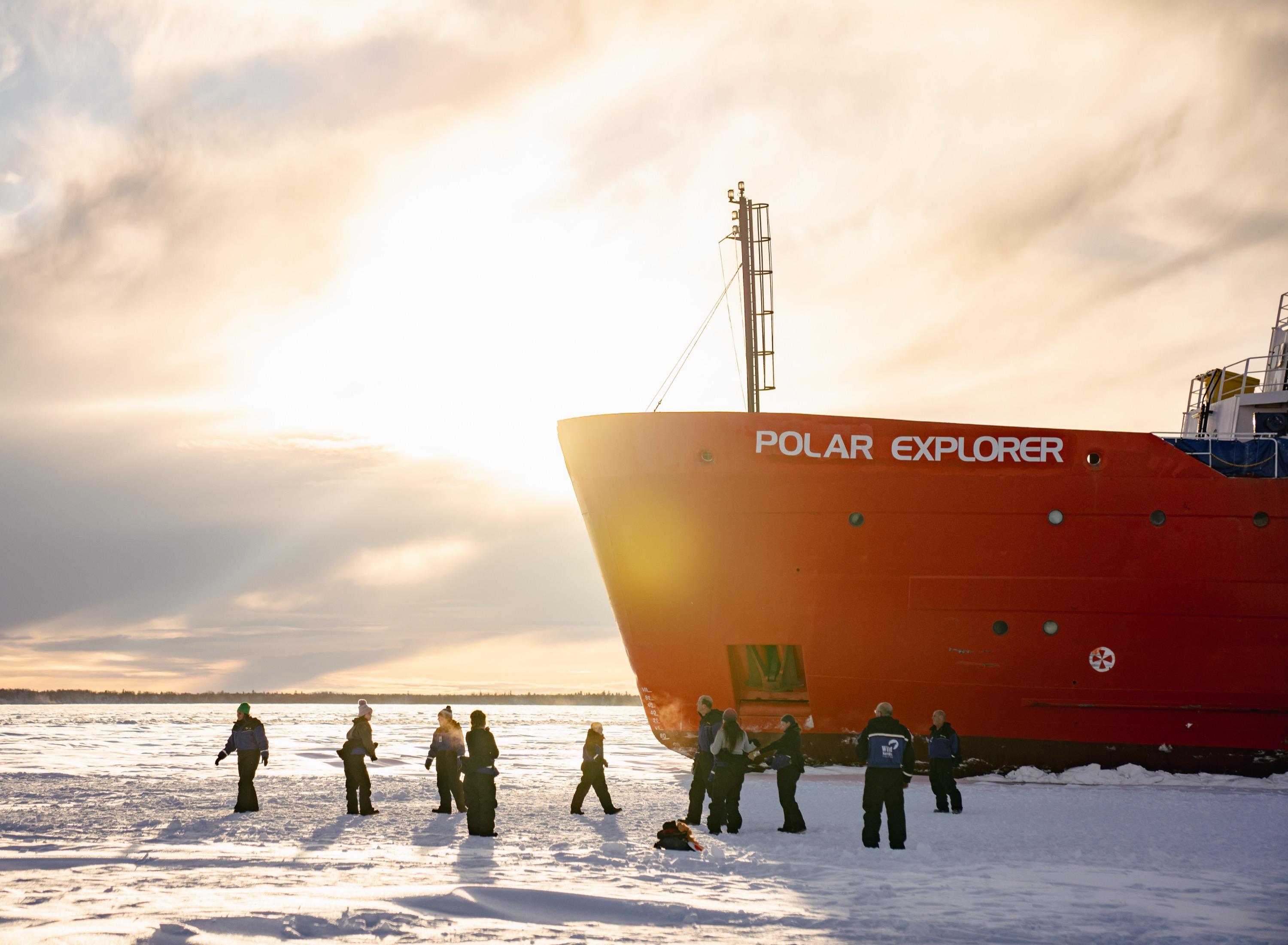 Arctic Icebreaker Cruise: Float & Walk on Frozen Sea