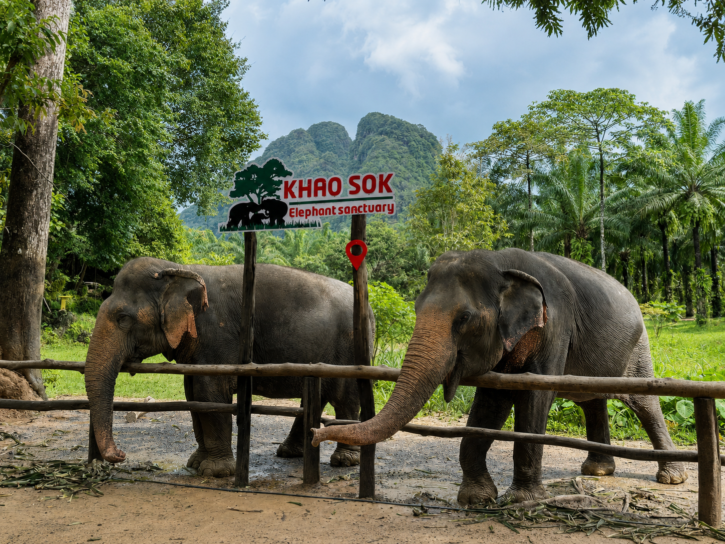 Khao Sok Elephant Sanctuary Experience with Nature Walk