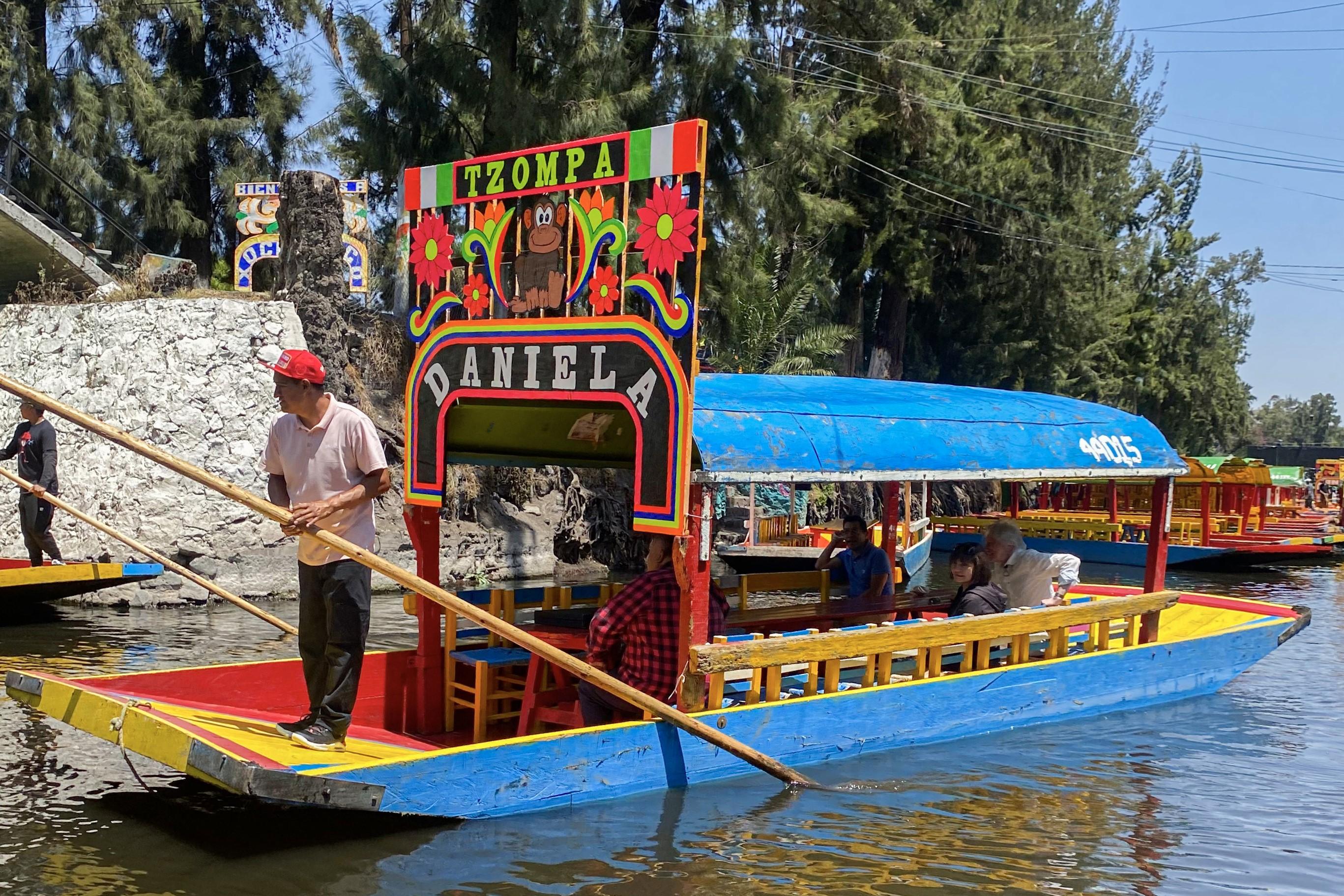 Xochimilco Trajinera Canal Party with Mariachi & Drinks