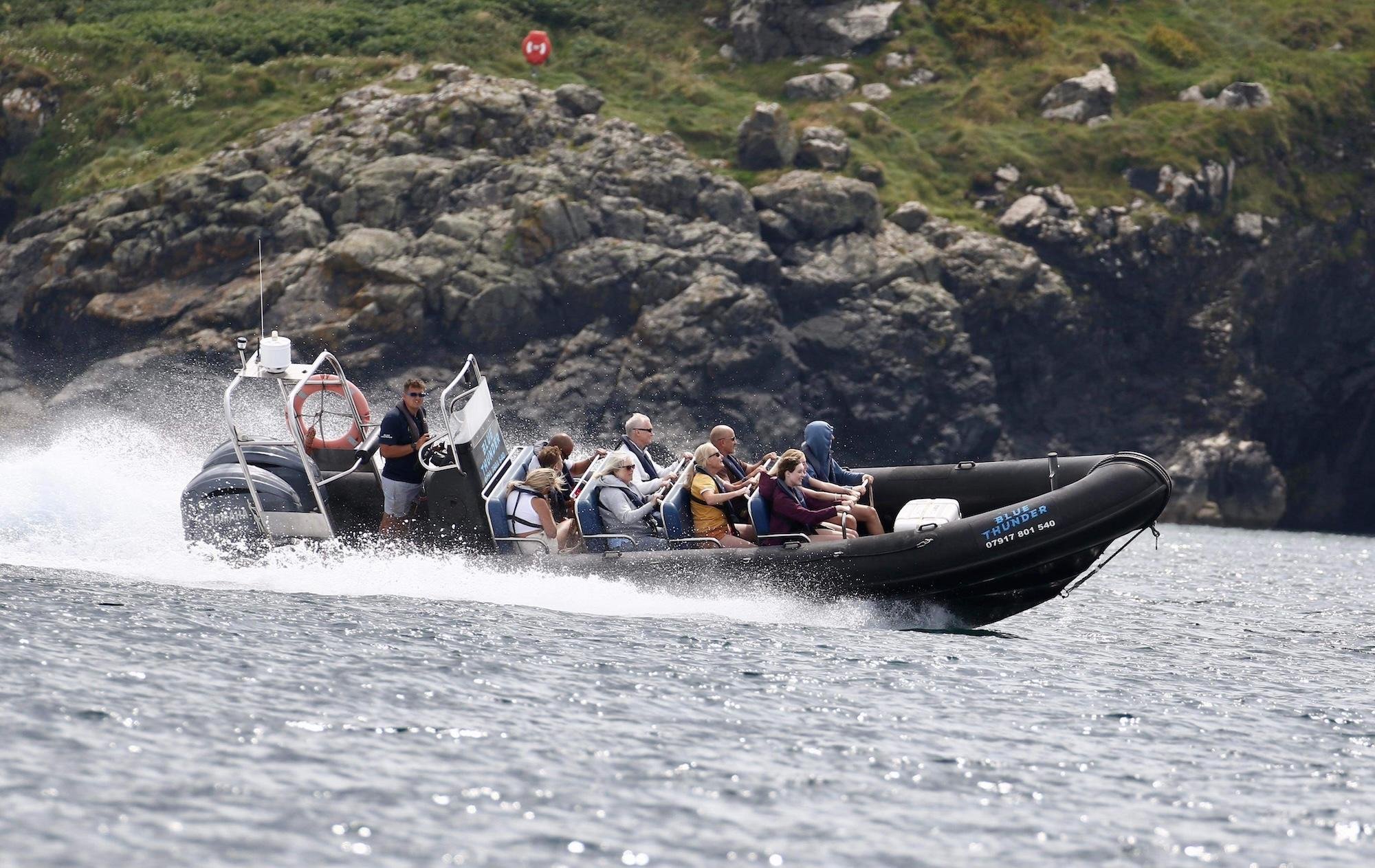 St Ives Sea Safari: High-Speed RIB Boat Trip
