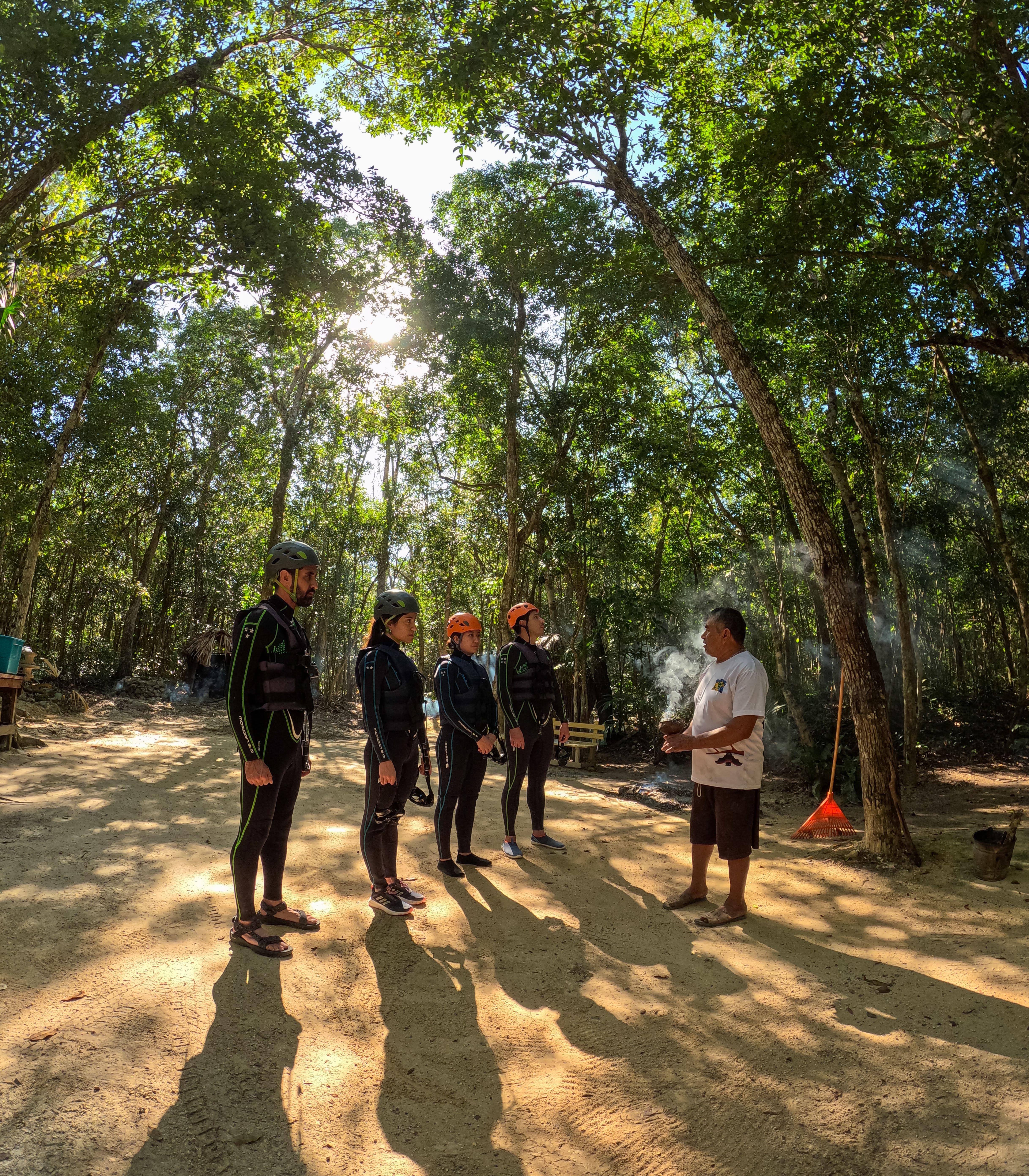 Tulum Cave Cenotes Jungle Walk & Community Meal