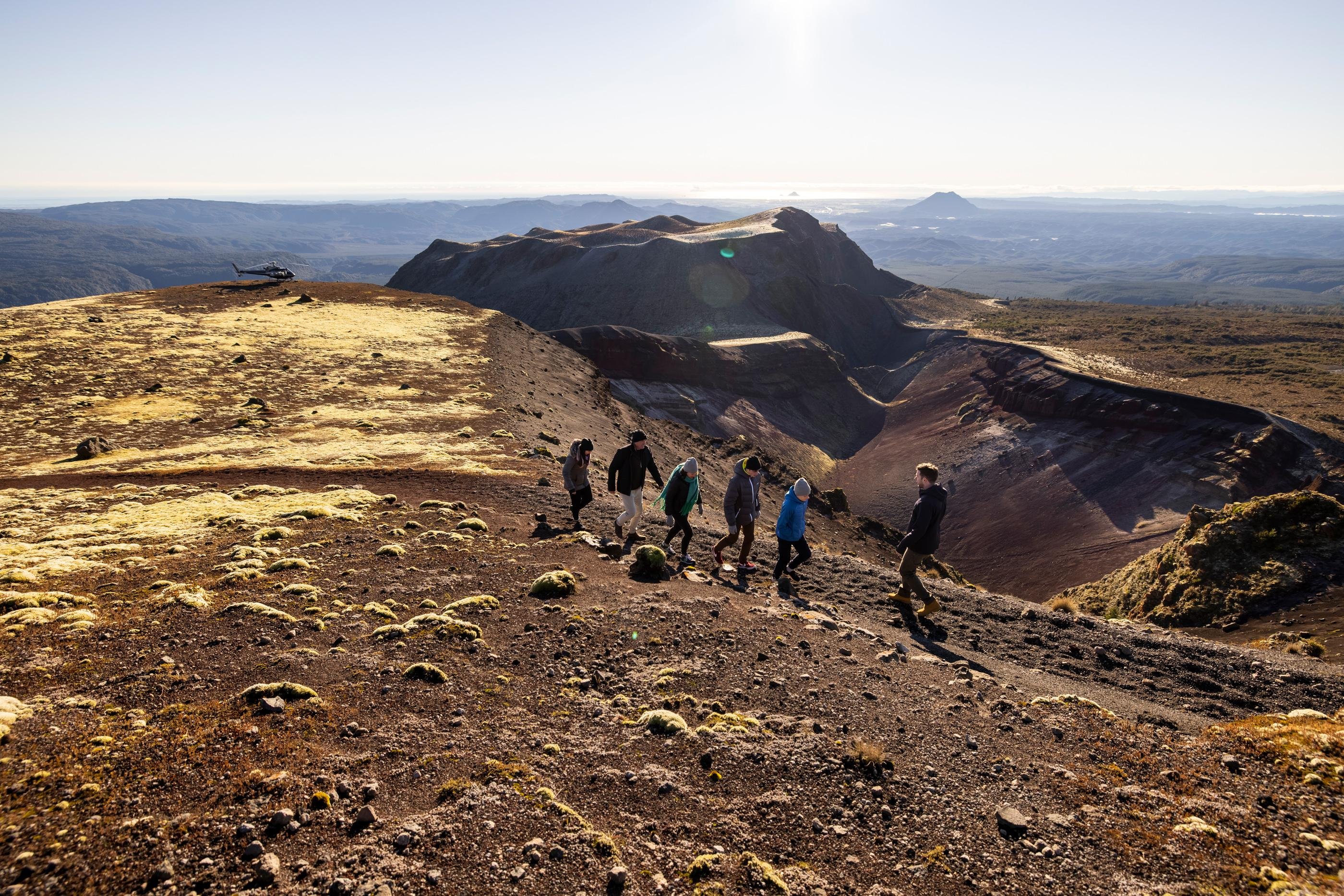 Mt Tarawera Helicopter Landing & Guided Crater Walk