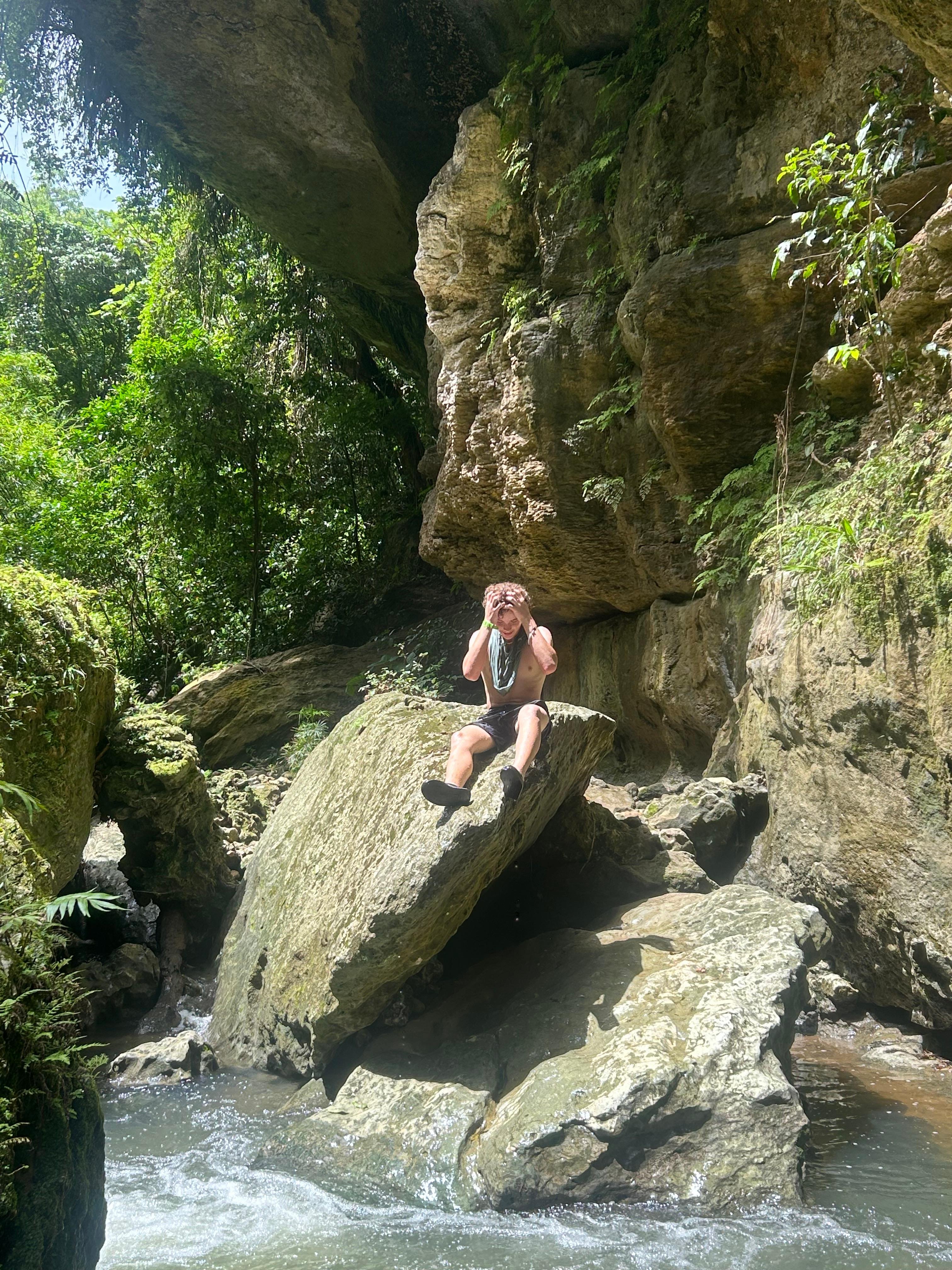 Charco Azul Canyon, Caves, and Mar Chiquita Beach Adventure