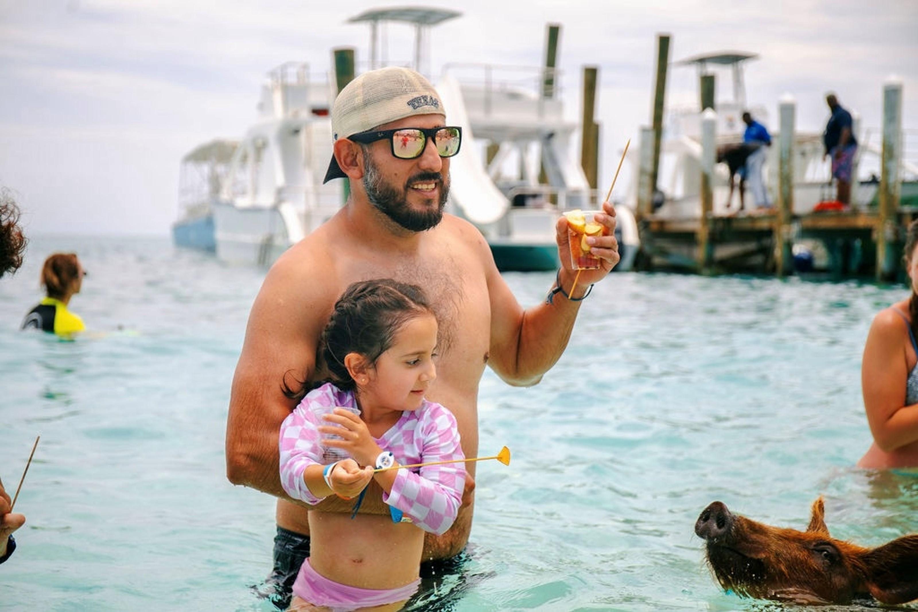 Rose Island Swimming Pigs Express from Nassau