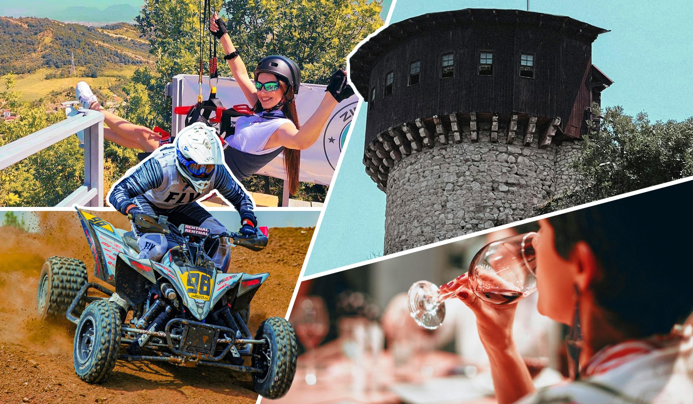 Petrela Castle Adventure with ATV, Zipline & Wine Tasting