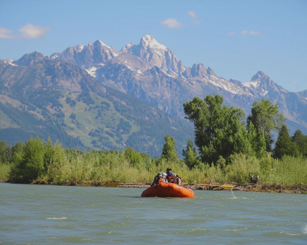 Snake River Scenic Float with Teton Mountain Views