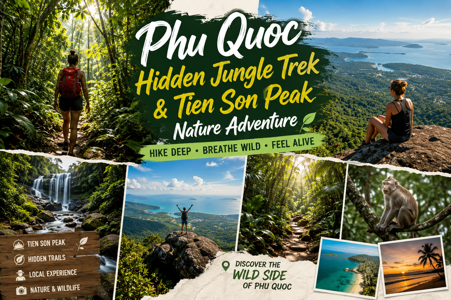 Jungle Trek to Tien Son Peak & Tranh Stream