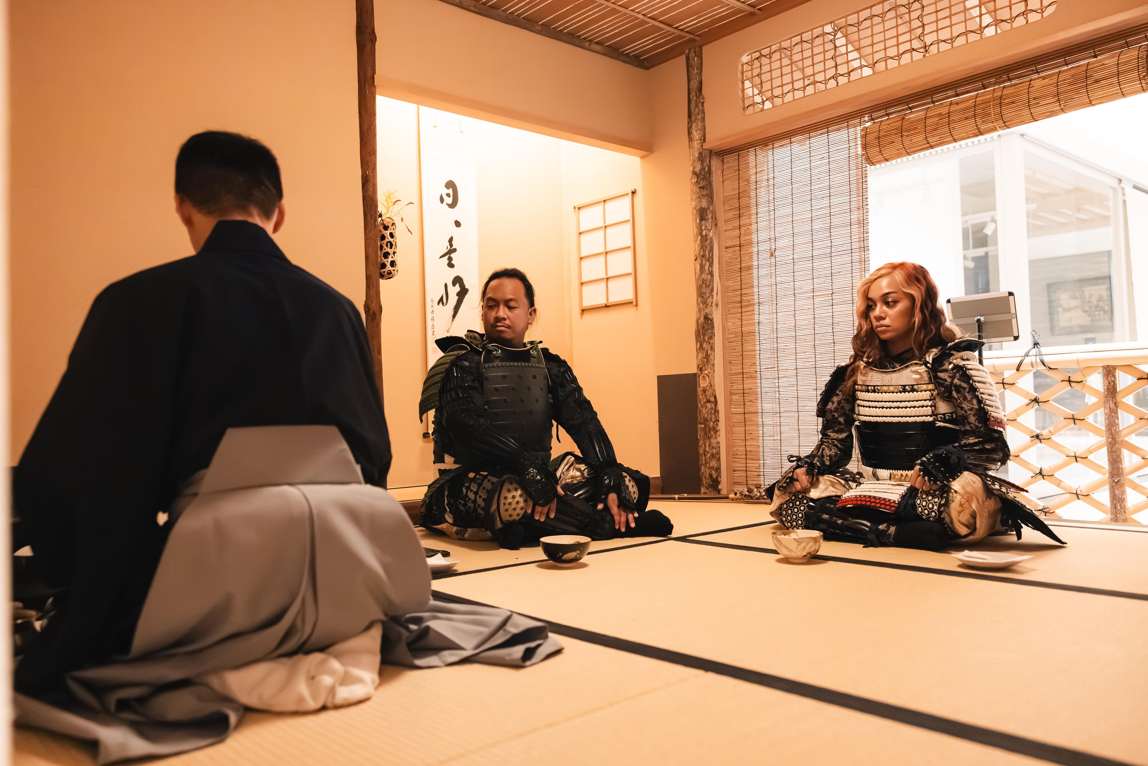 Samurai Armor Tea Ceremony with Professional Photography