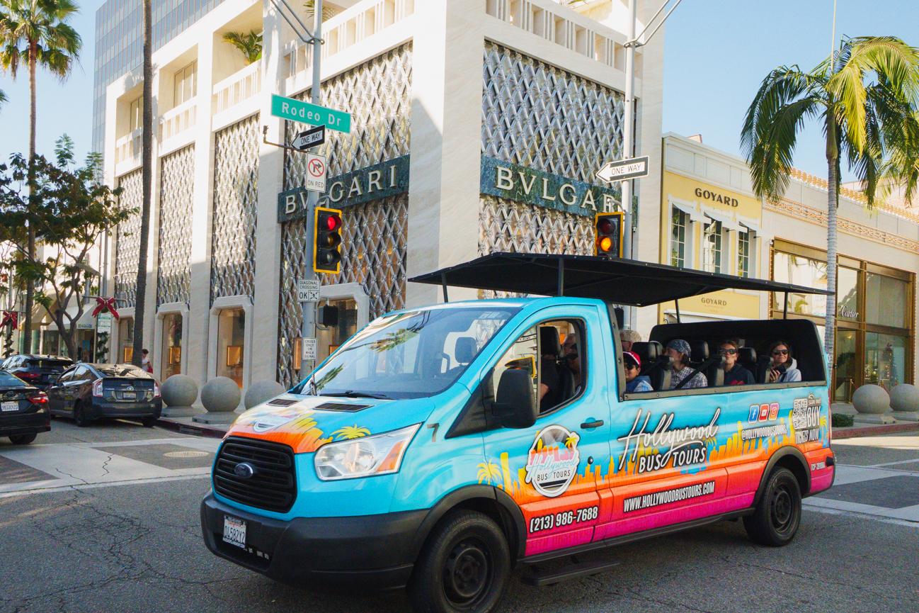 Hollywood Hills & Celebrity Homes Open-Air Bus Tour