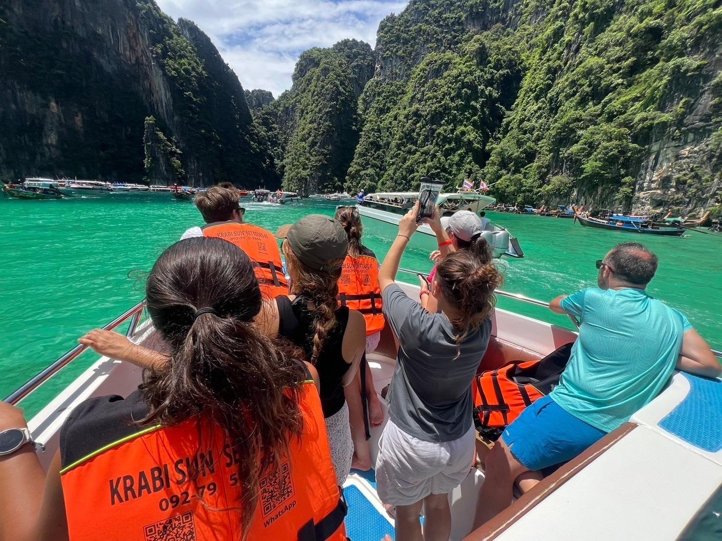 Phi Phi Islands Sunset, BBQ & Bioluminescent Plankton Day Tour from Krabi