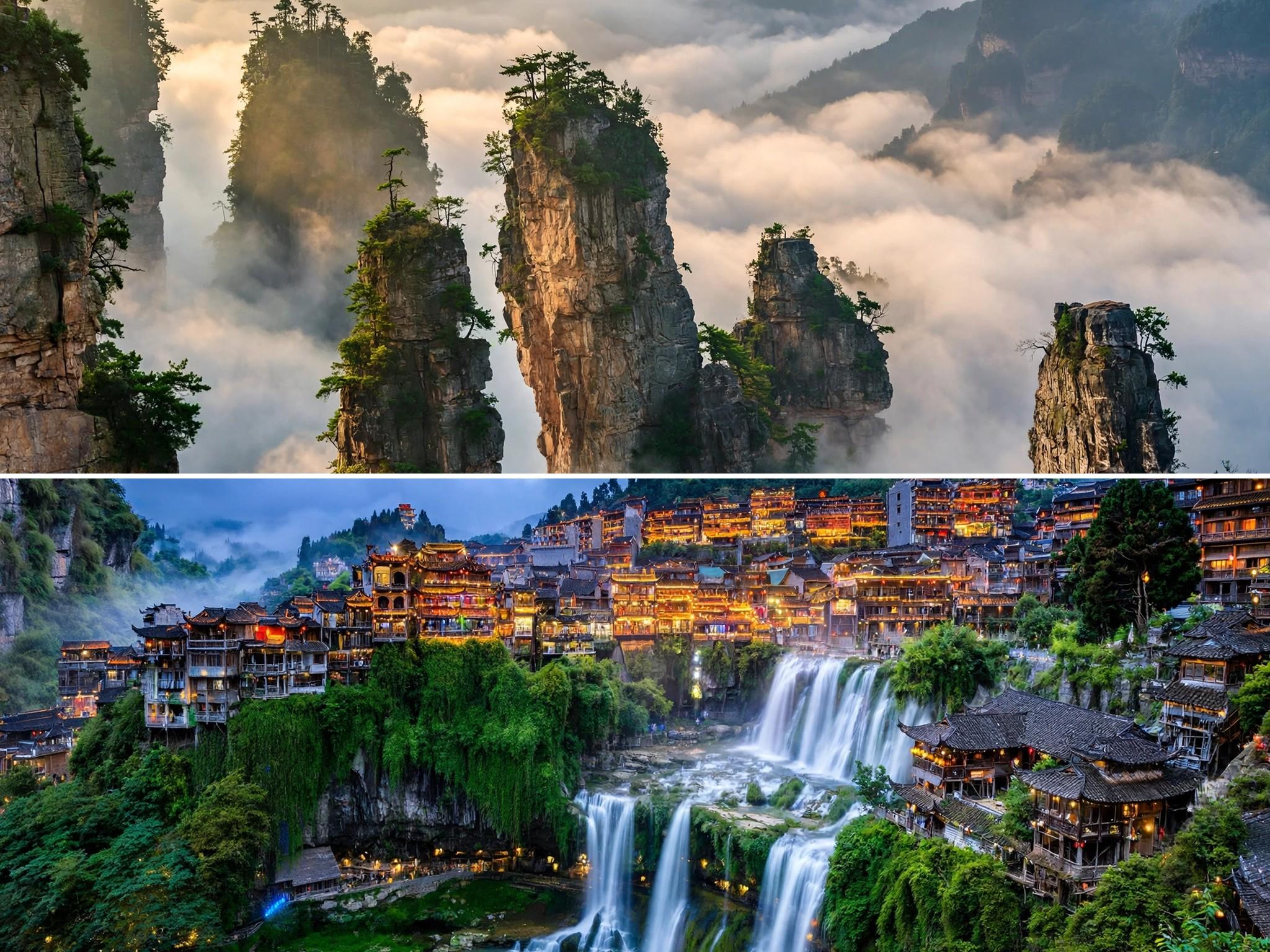 Zhangjiajie 4-Day Private Tour: Avatar Peaks, Tianmen Mountain & Furong Town
